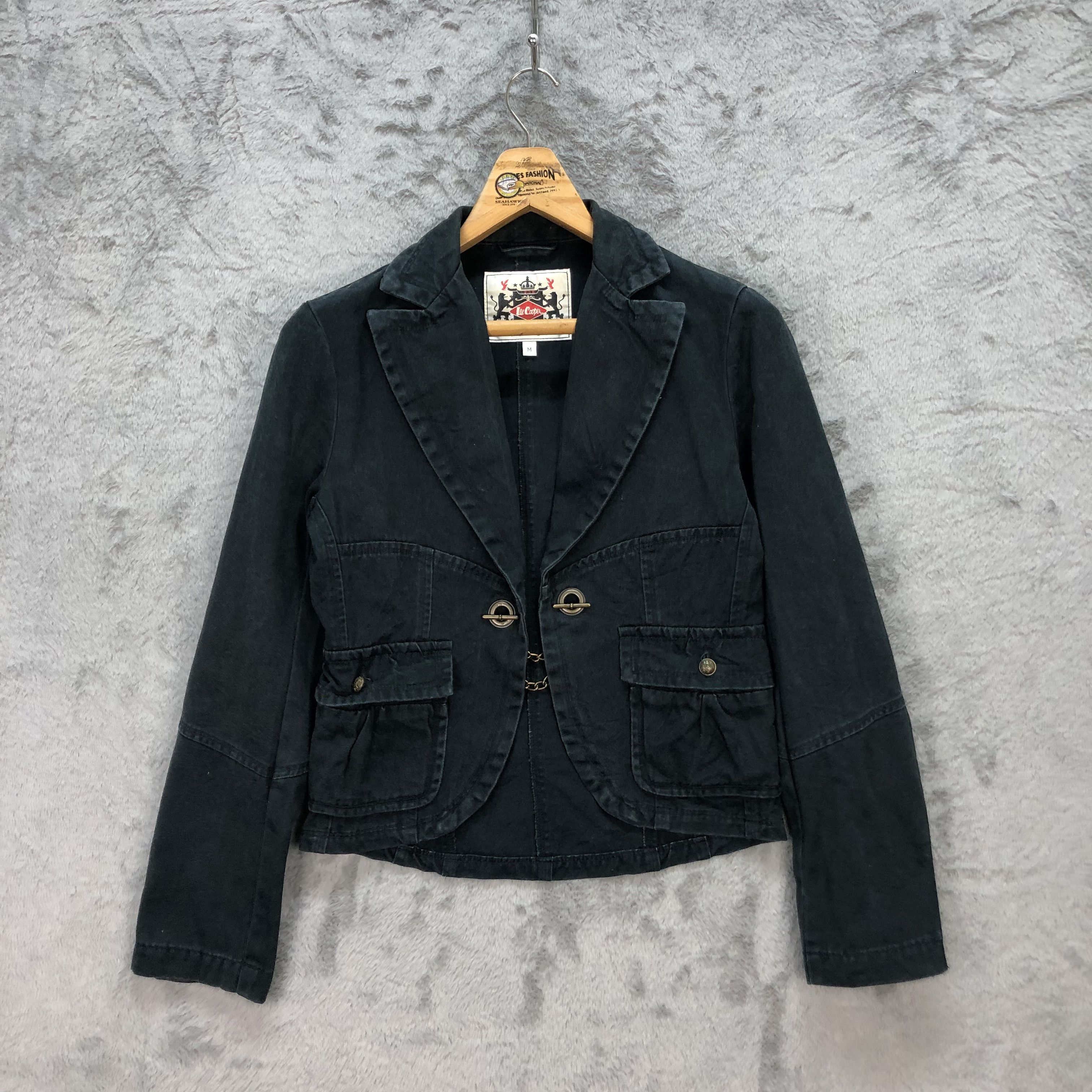 Japanese Brand LEE COOPER CROPPED CASUAL JACKET #5605-200 Size M / US 6-8 / IT 42-44 - 1 Thumbnail