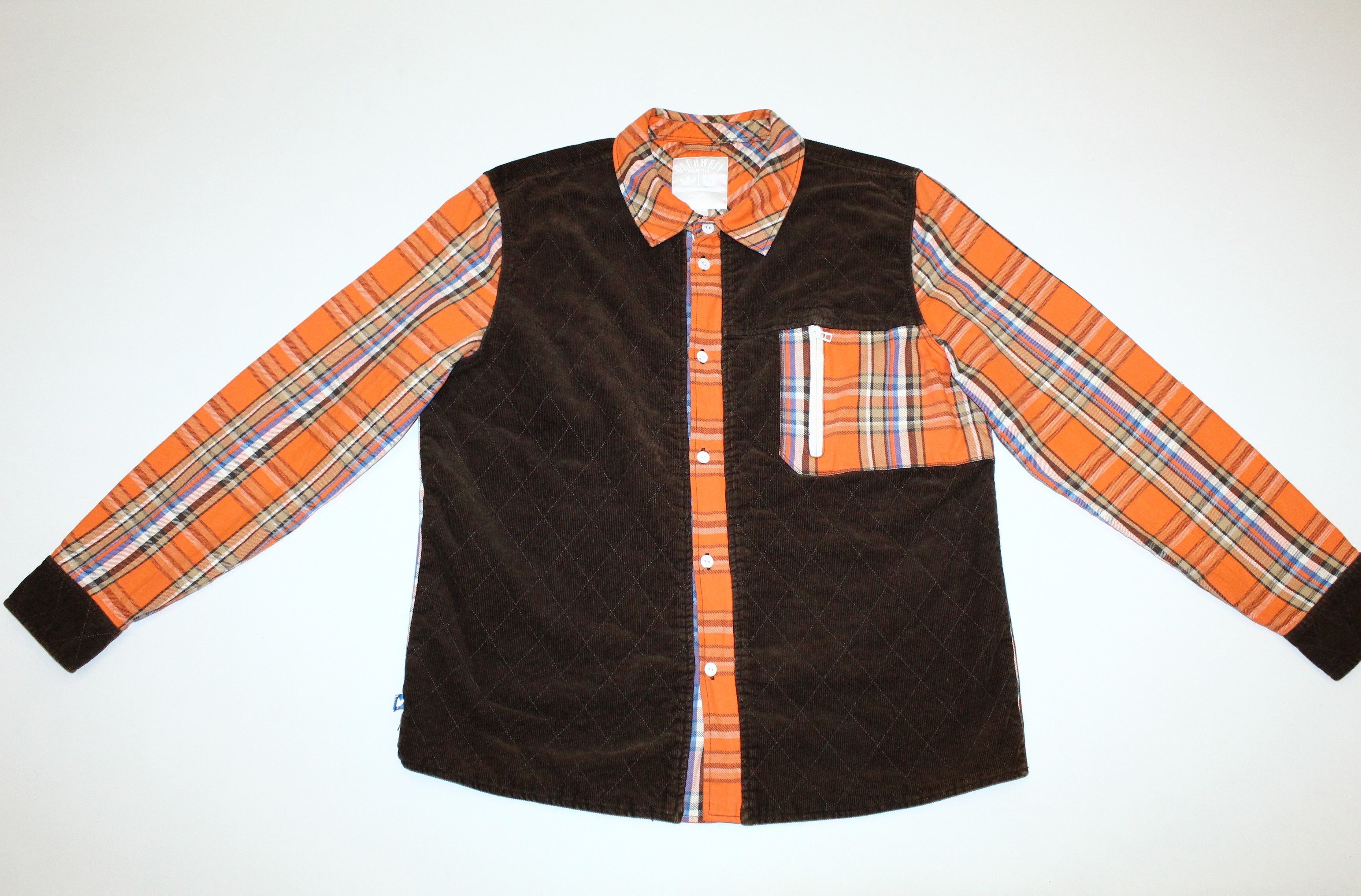 Adidas Rare💥Gluhwein Adidas x Burton Cord/Flannel Shirt Size US XL / EU 56 / 4 - 2 Thumbnail