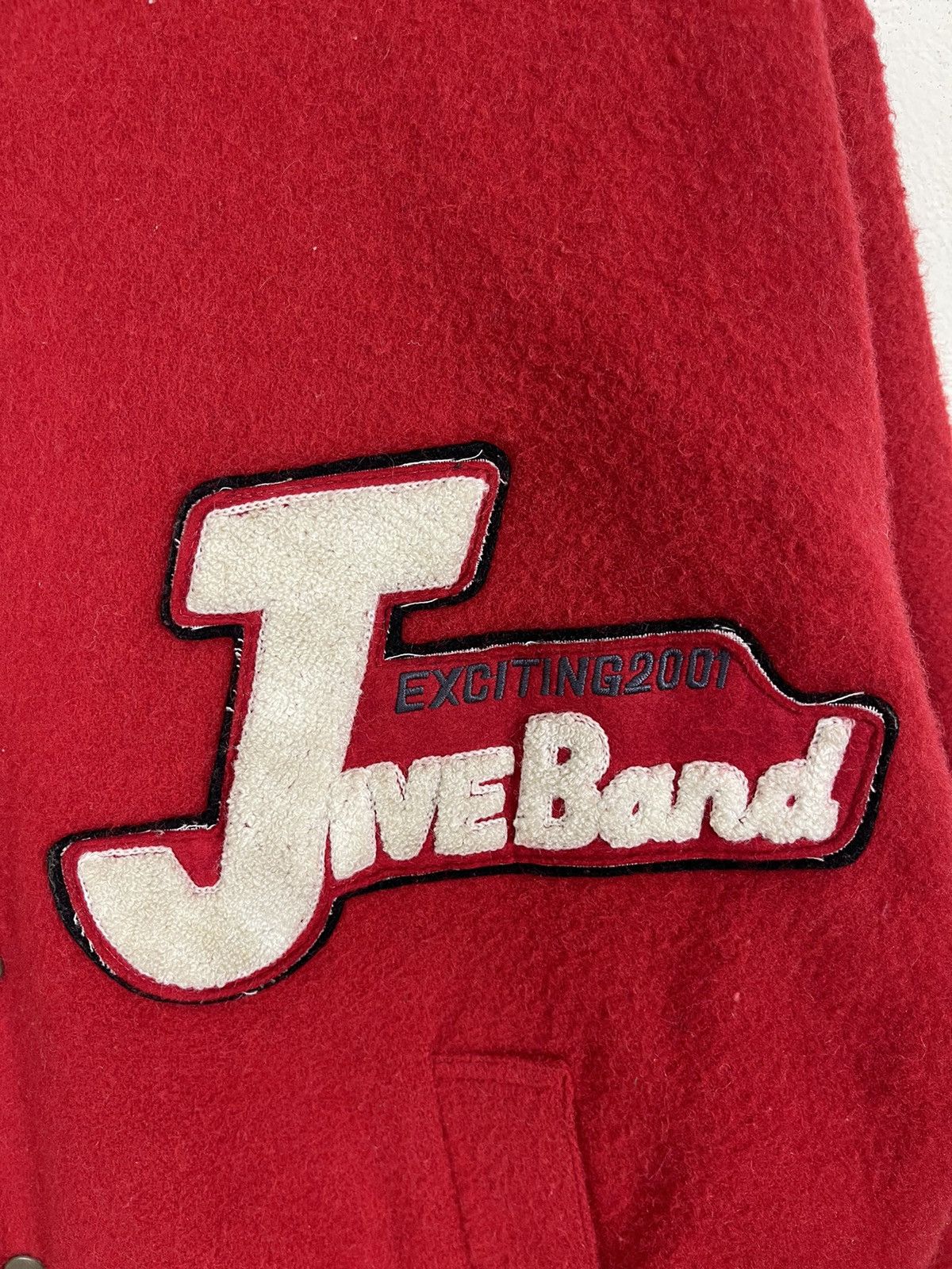 Japanese Brand Vintage Exciting 2001 Jive Band Varsity Jacket Size US M / EU 48-50 / 2 - 3 Thumbnail