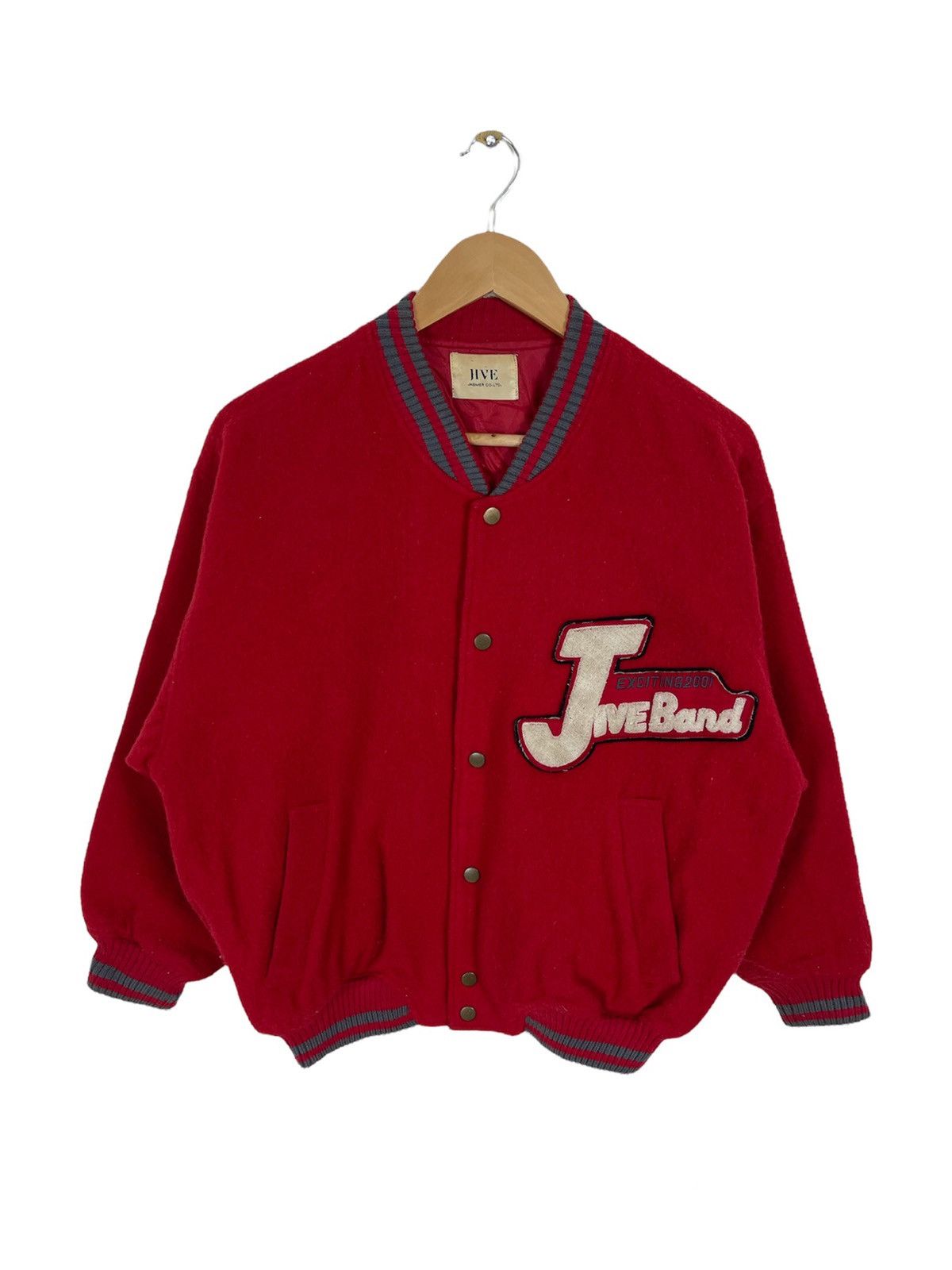 Japanese Brand Vintage Exciting 2001 Jive Band Varsity Jacket Size US M / EU 48-50 / 2 - 1 Thumbnail