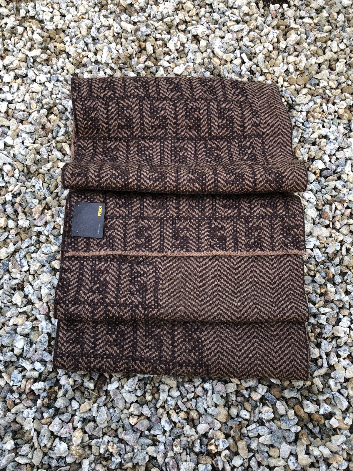 Fendi × Vintage Vintage Fendi Monogram Scarf / Muffler / Neckwear Size ONE SIZE - 1 Thumbnail