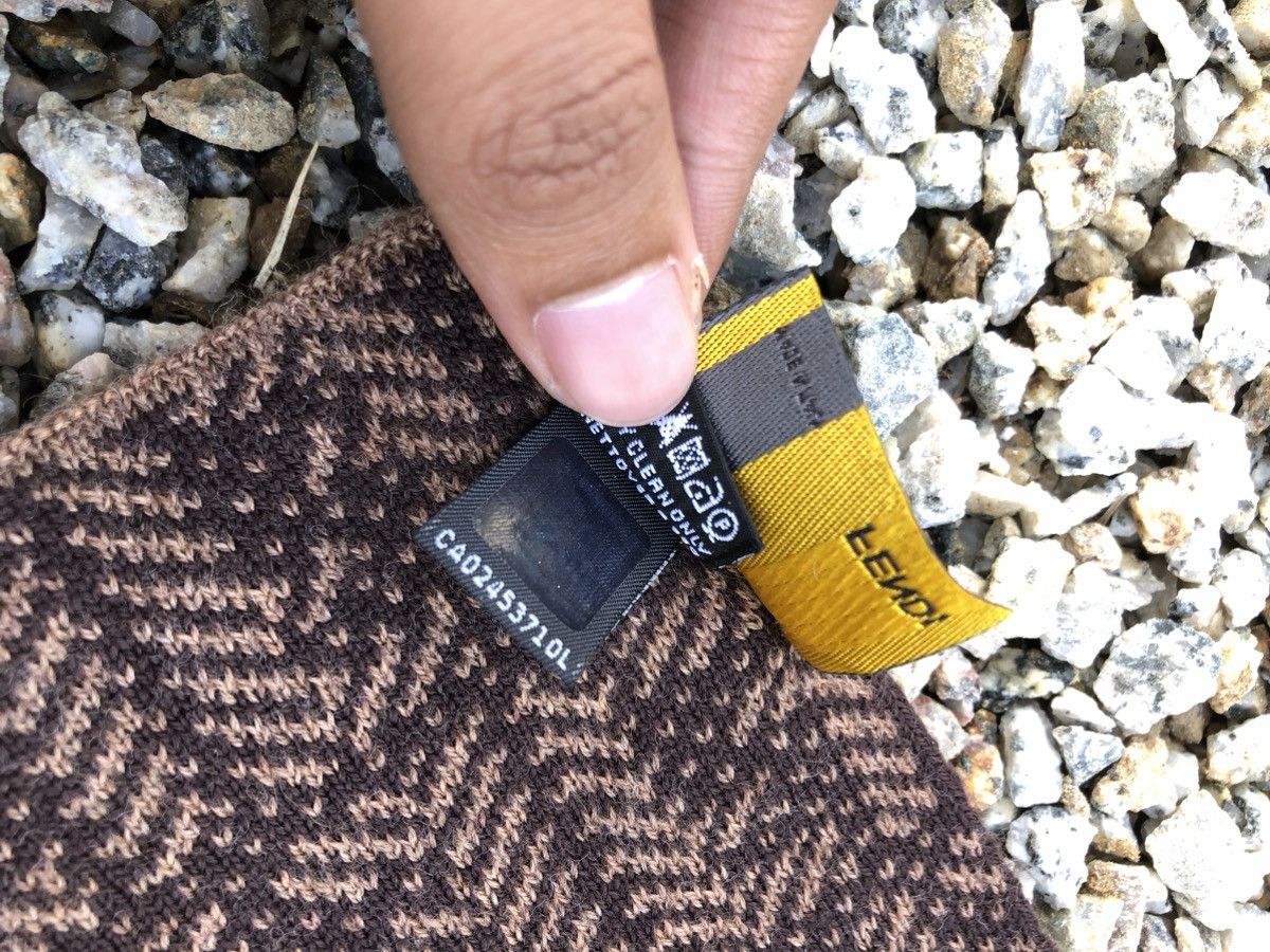 Fendi × Vintage Vintage Fendi Monogram Scarf / Muffler / Neckwear Size ONE SIZE - 7 Thumbnail