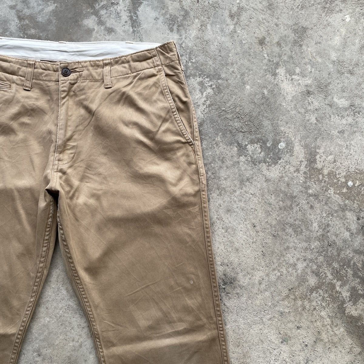 Japanese Brand Vintage Japanese Khaki Colour Trousers Casual Pants Size US 32 / EU 48 - 4 Thumbnail