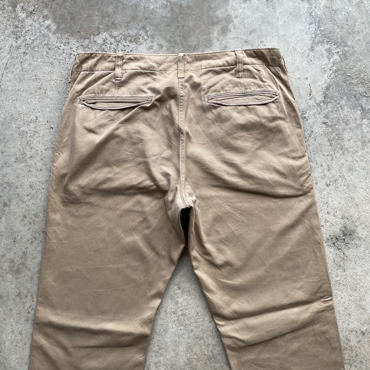 Japanese Brand Vintage Japanese Khaki Colour Trousers Casual Pants Size US 32 / EU 48 - 8 Thumbnail