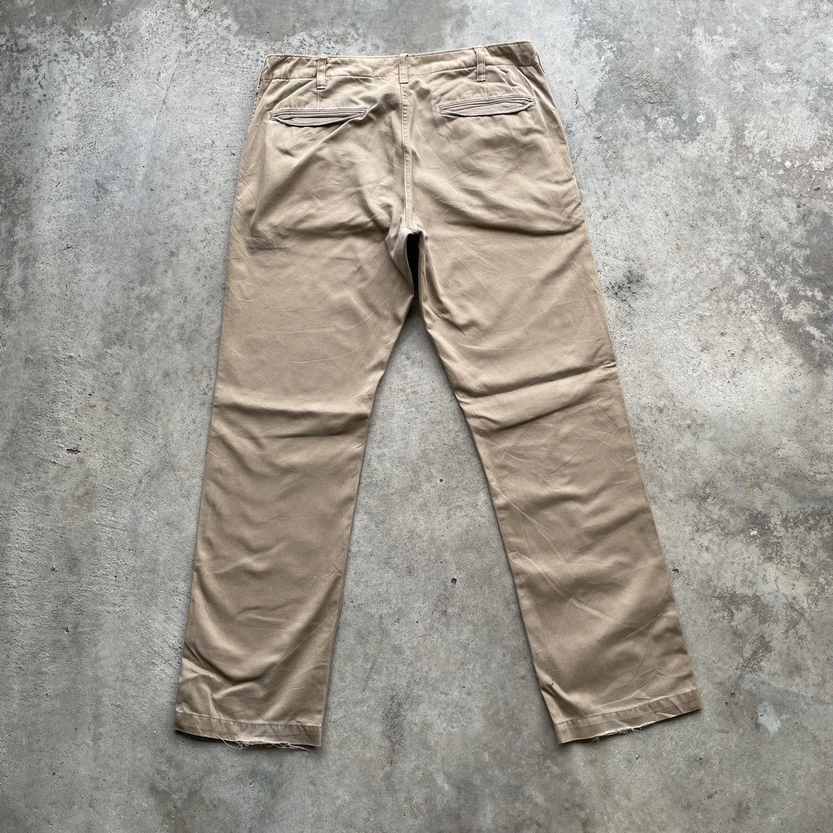 Japanese Brand Vintage Japanese Khaki Colour Trousers Casual Pants Size US 32 / EU 48 - 10 Thumbnail