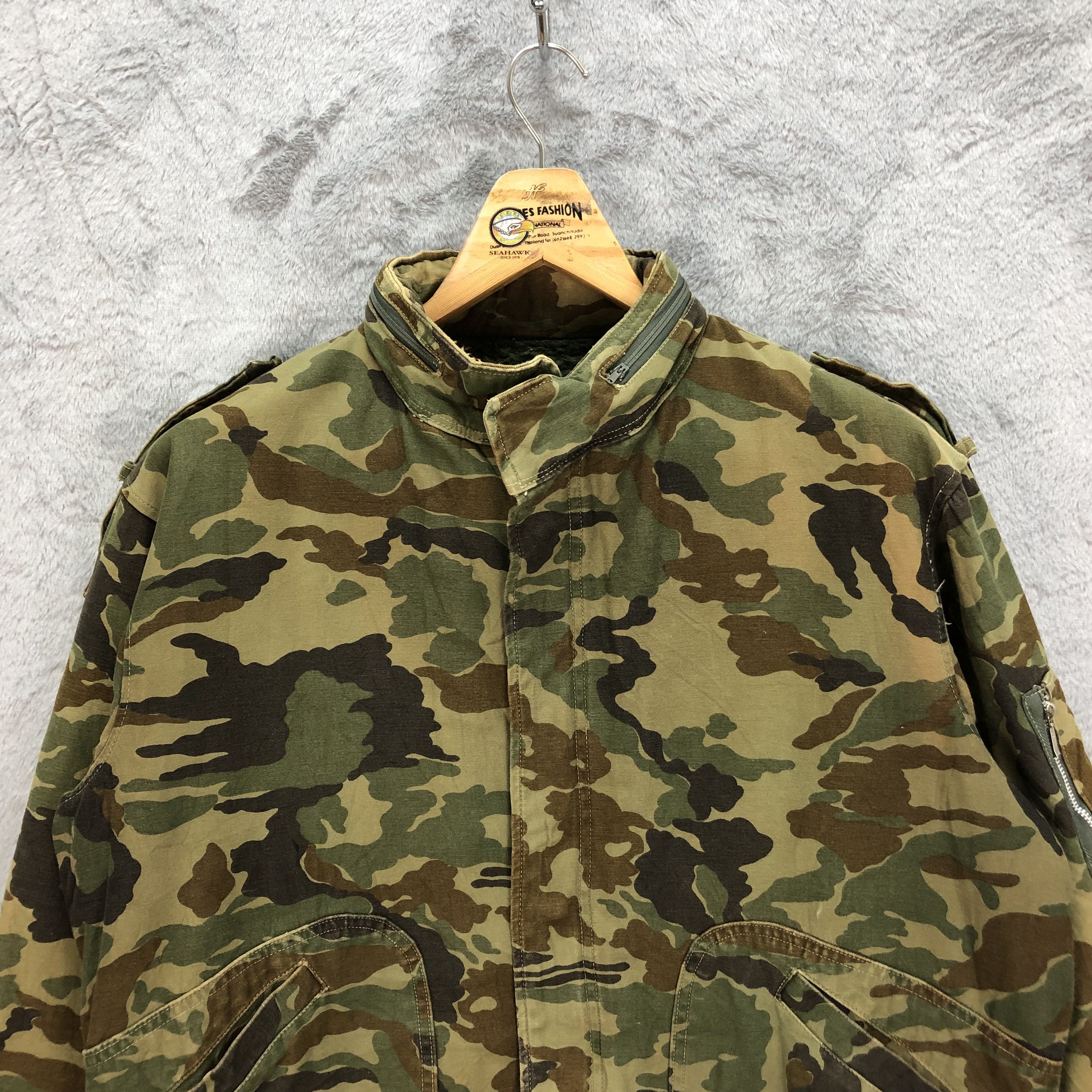 Japanese Brand SHOOT IT ACTION TEAM MILITARY STYLE CAMO JACKET #5375-186 Size US M / EU 48-50 / 2 - 2 Thumbnail