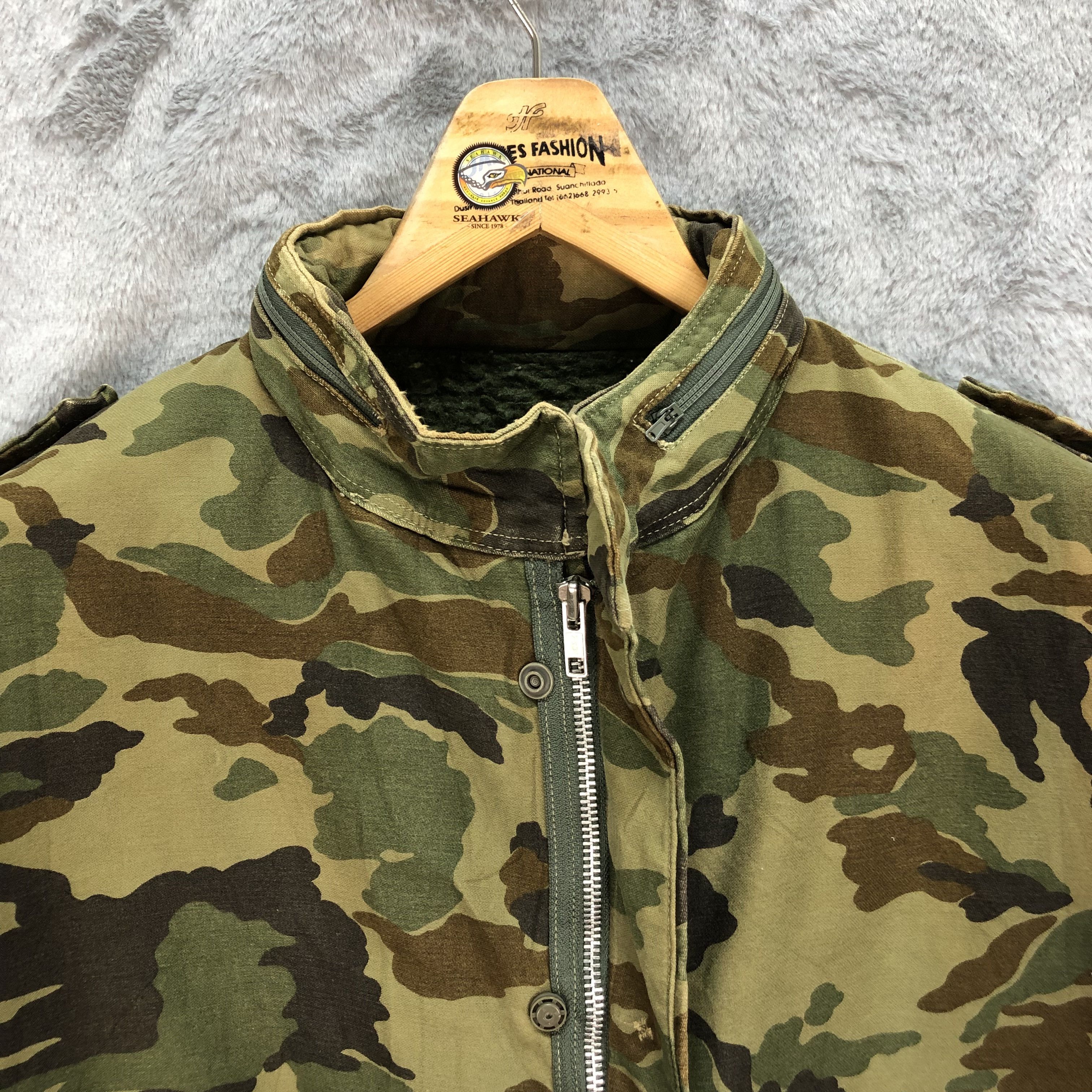 Japanese Brand SHOOT IT ACTION TEAM MILITARY STYLE CAMO JACKET #5375-186 Size US M / EU 48-50 / 2 - 6 Thumbnail