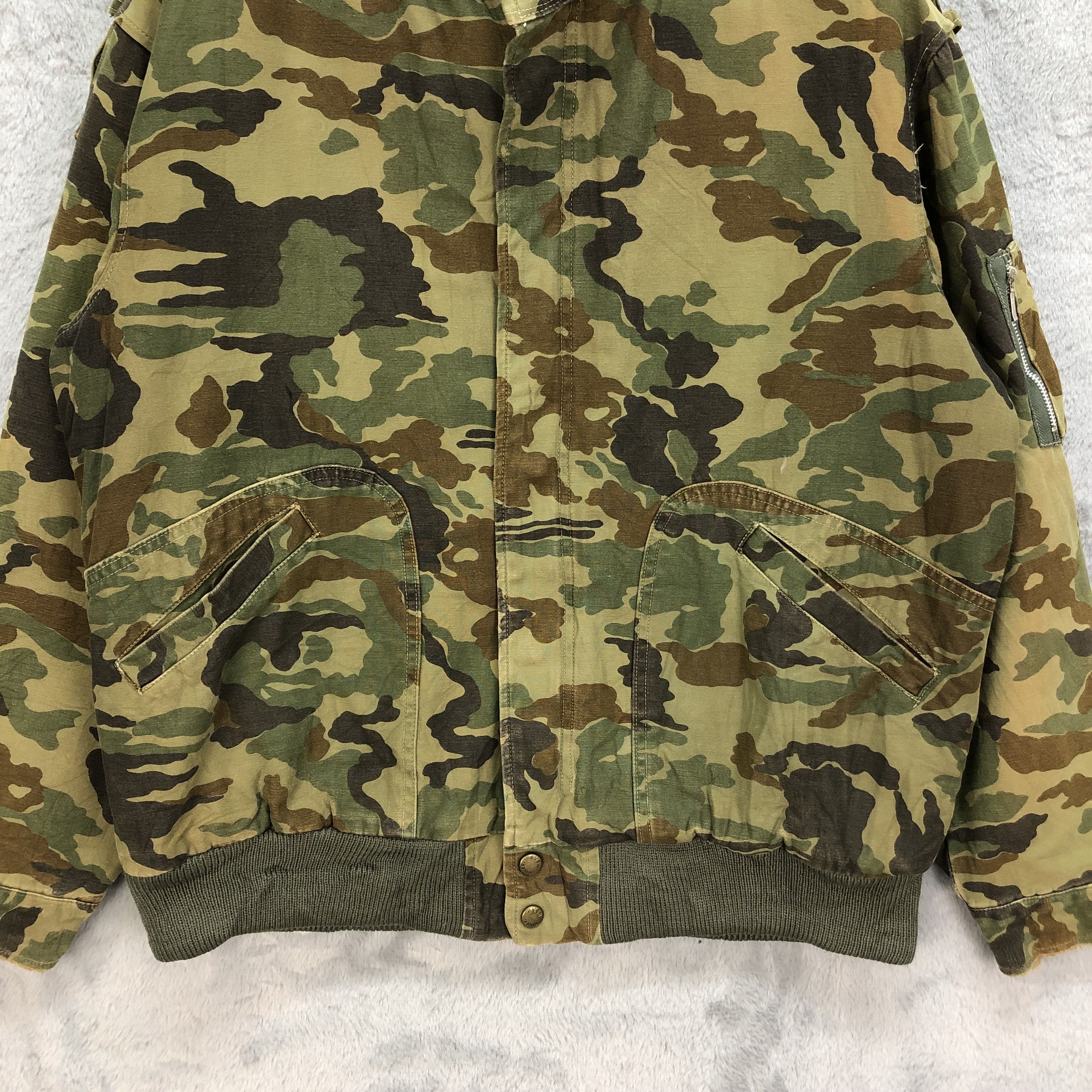 Japanese Brand SHOOT IT ACTION TEAM MILITARY STYLE CAMO JACKET #5375-186 Size US M / EU 48-50 / 2 - 3 Thumbnail