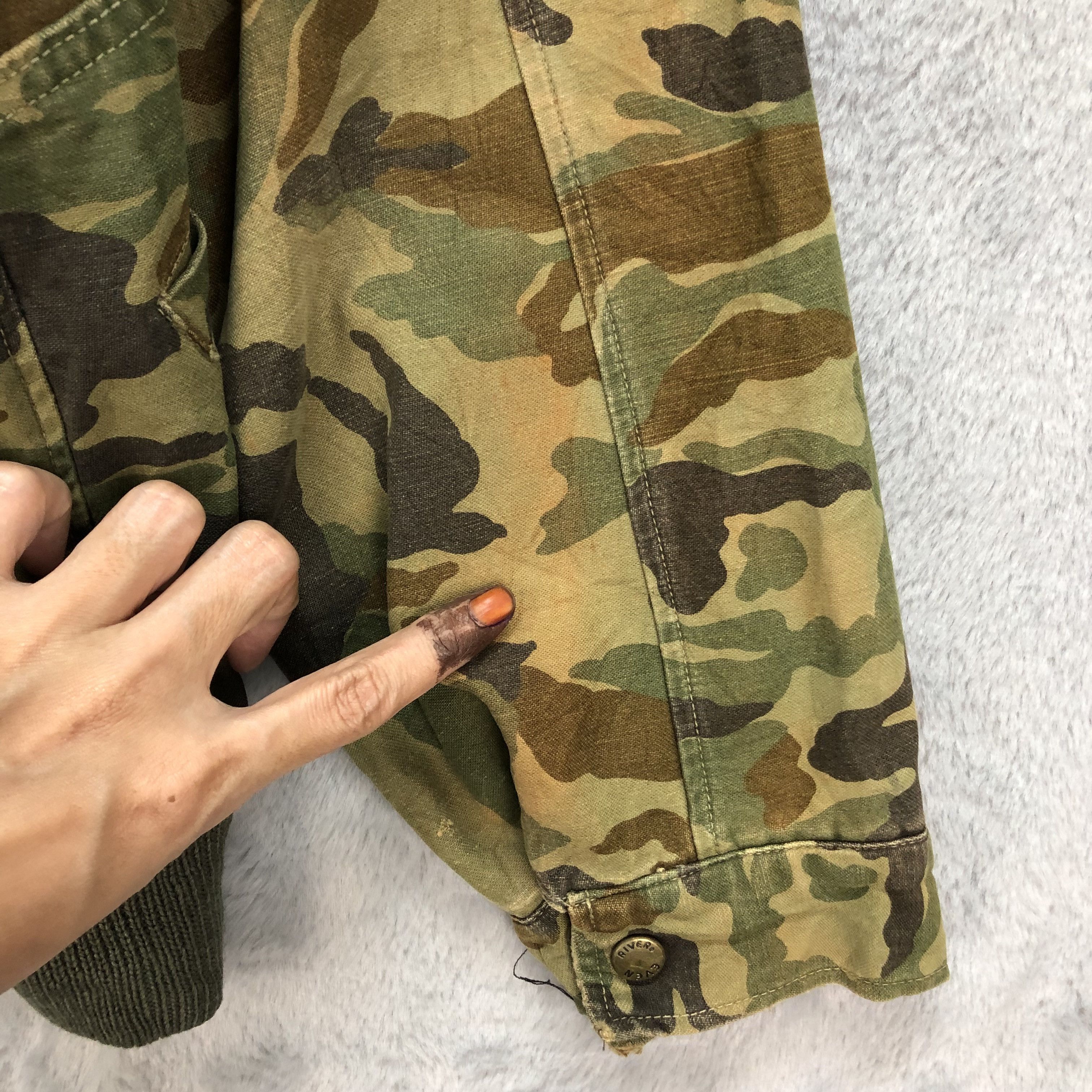 Japanese Brand SHOOT IT ACTION TEAM MILITARY STYLE CAMO JACKET #5375-186 Size US M / EU 48-50 / 2 - 16 Thumbnail