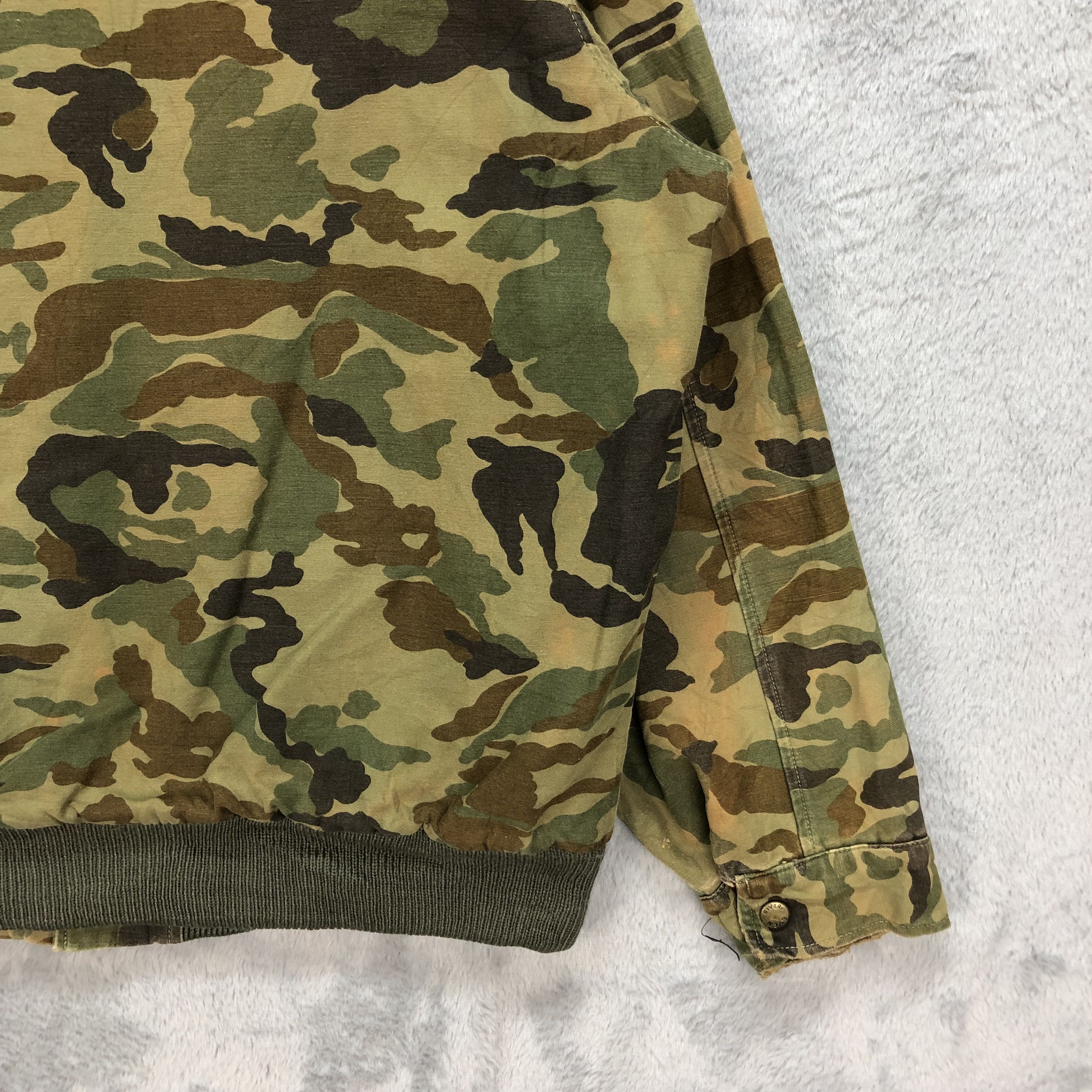 Japanese Brand SHOOT IT ACTION TEAM MILITARY STYLE CAMO JACKET #5375-186 Size US M / EU 48-50 / 2 - 15 Thumbnail