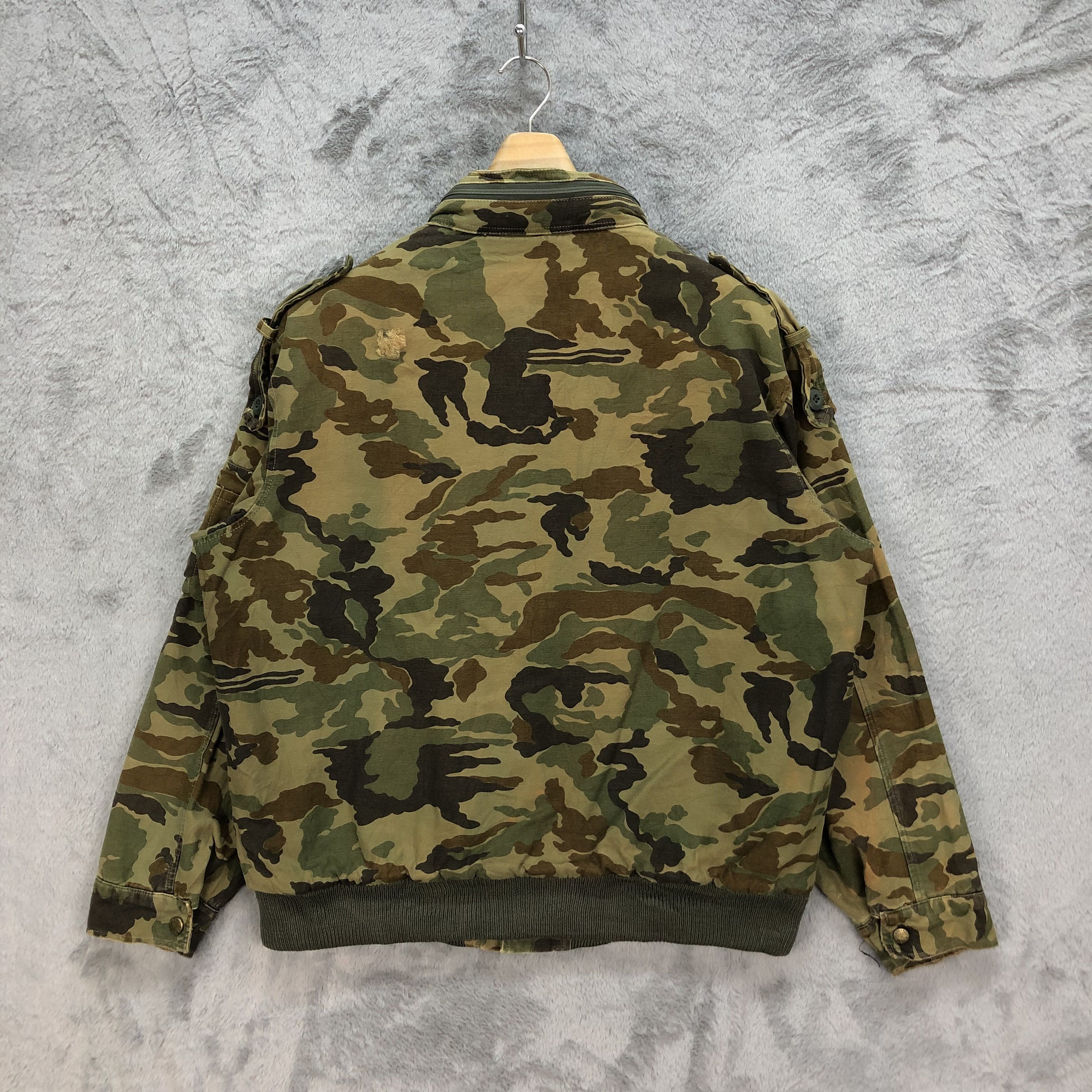 Japanese Brand SHOOT IT ACTION TEAM MILITARY STYLE CAMO JACKET #5375-186 Size US M / EU 48-50 / 2 - 13 Thumbnail