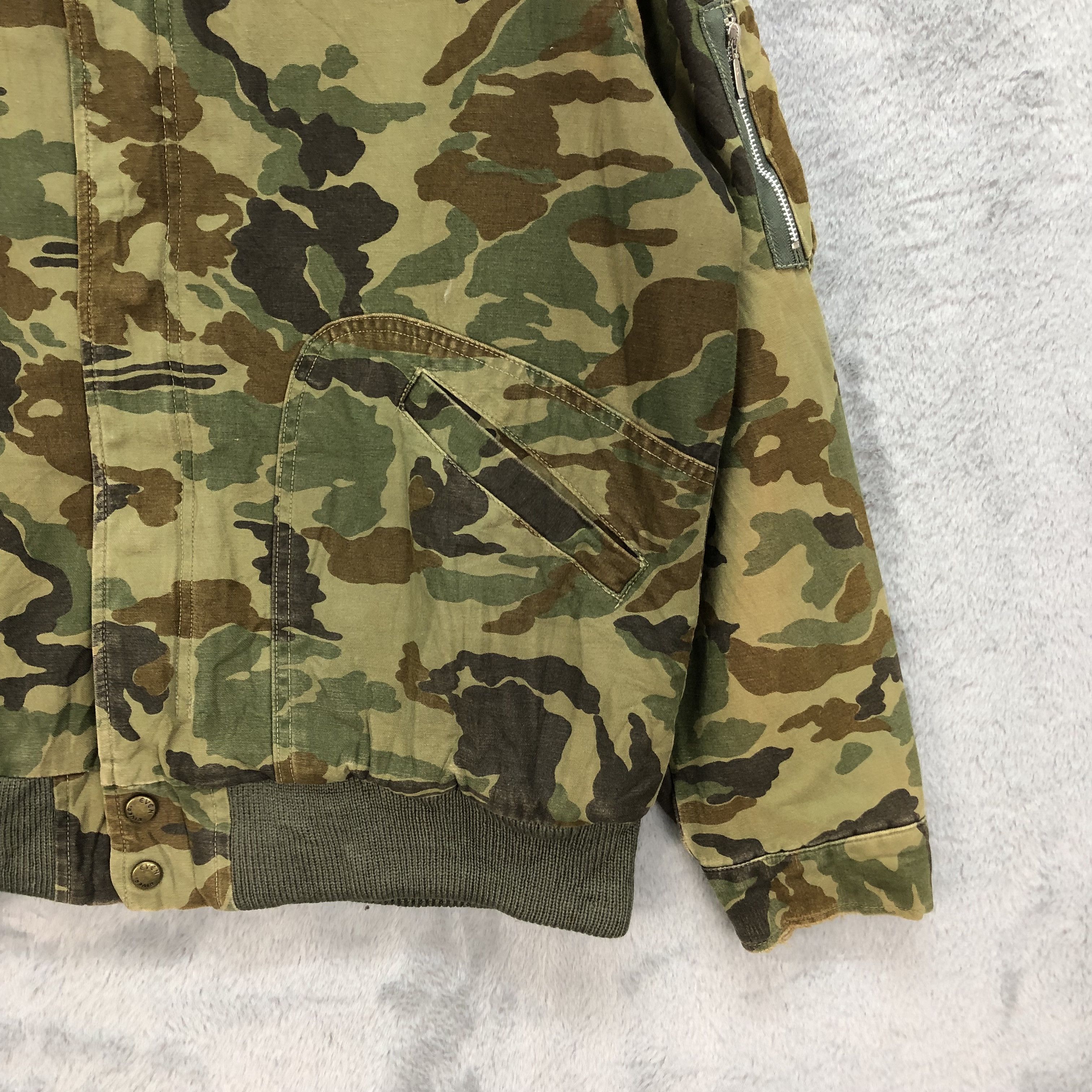 Japanese Brand SHOOT IT ACTION TEAM MILITARY STYLE CAMO JACKET #5375-186 Size US M / EU 48-50 / 2 - 5 Thumbnail