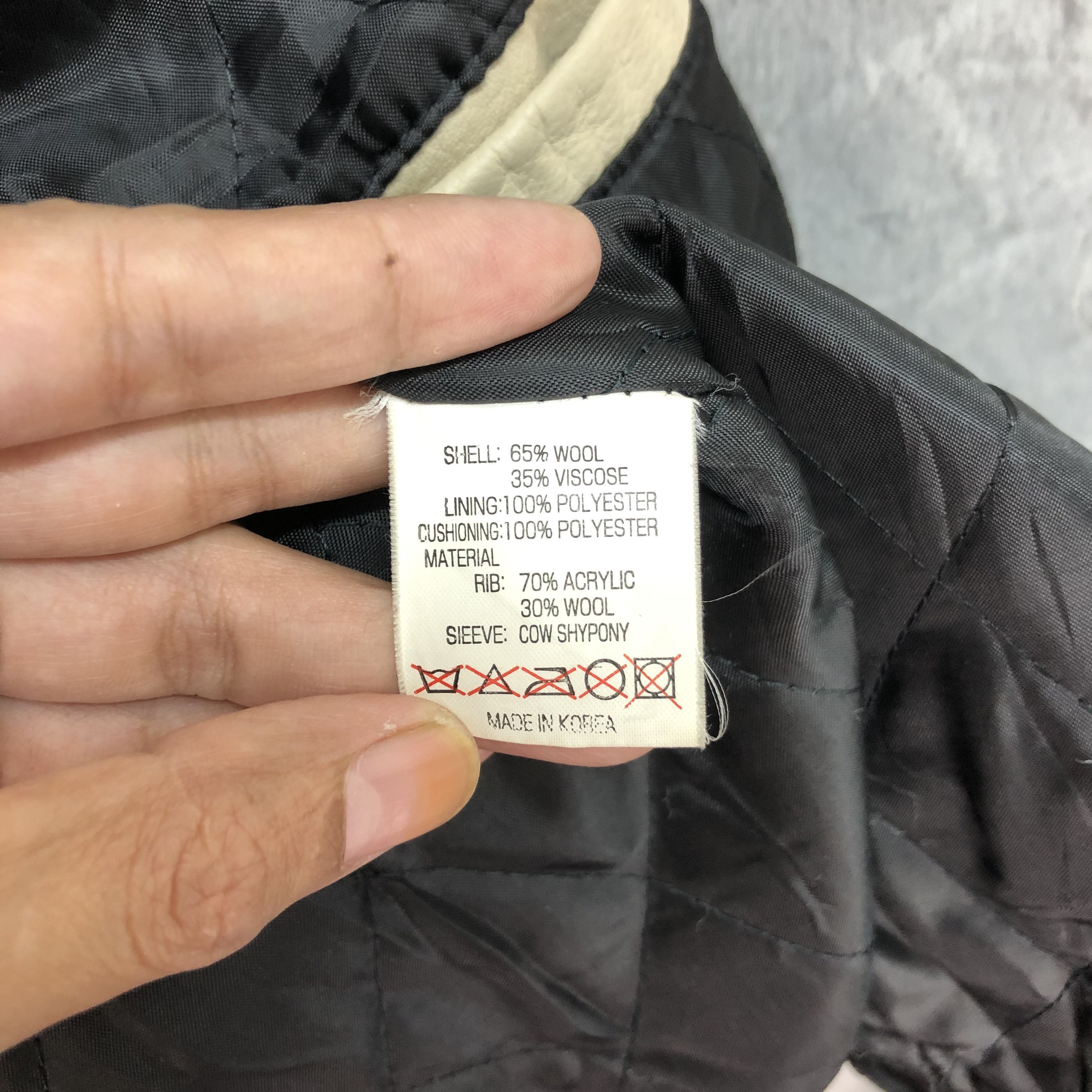 Japanese Brand Vintage PNB NATION Wool Leather Varsity Jacket #4896-175 Size US XL / EU 56 / 4 - 11 Thumbnail