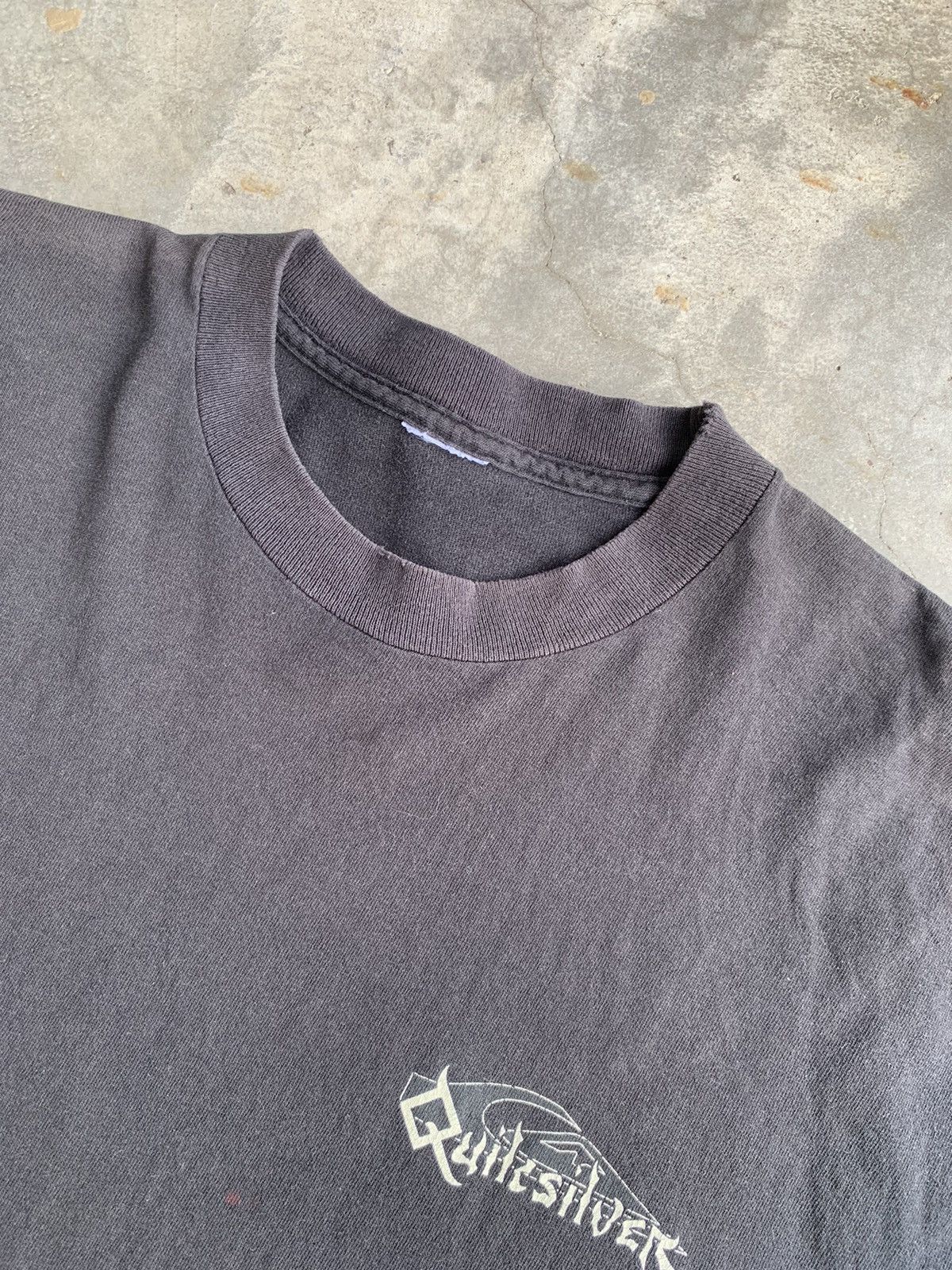 Quicksilver × Vintage Vintage 90s Trashed faded Quiksilver Australia Surf Tshirt Size US XL / EU 56 / 4 - 3 Thumbnail