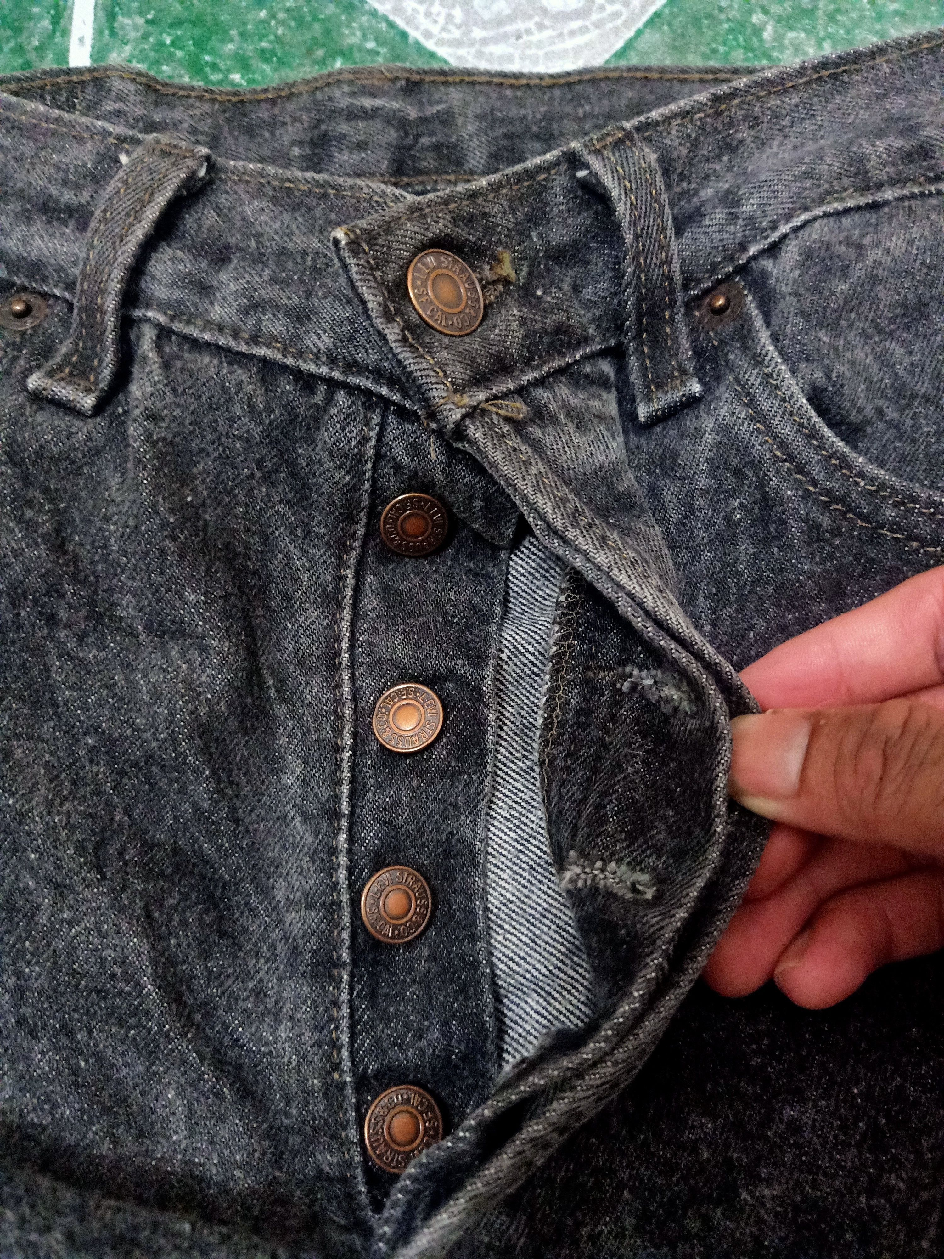 Levi's Vtg 90s Levis 501 made in usa button 544 Size US 27 - 6 Thumbnail