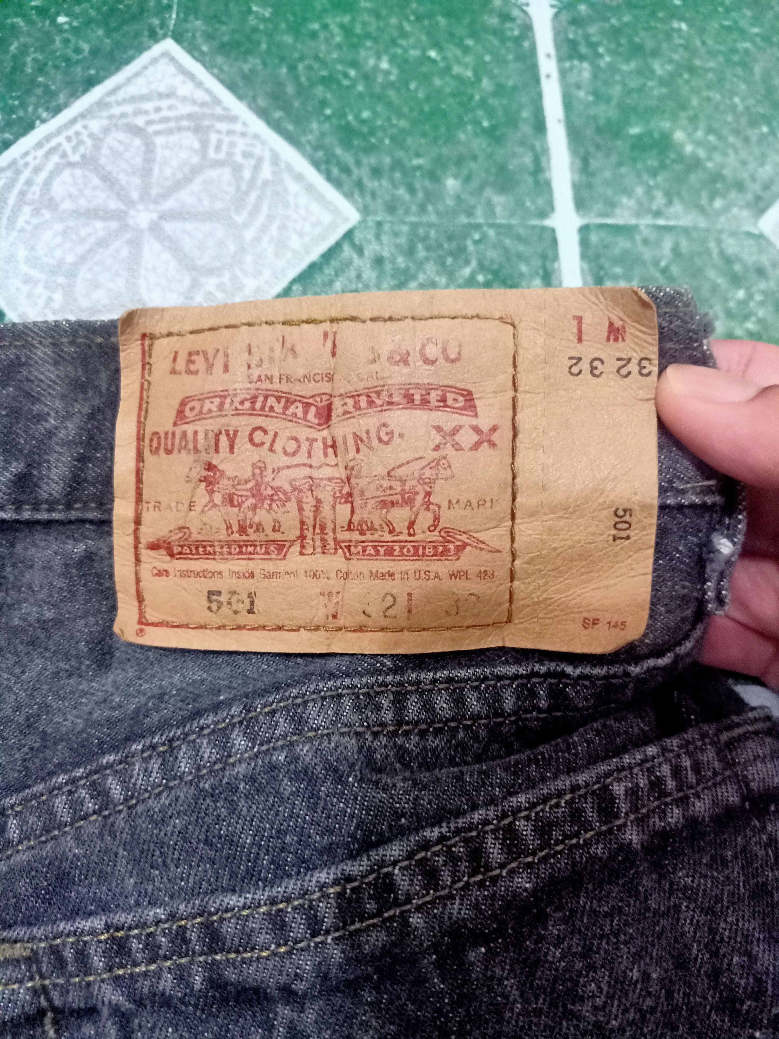 Levi's Vtg 90s Levis 501 made in usa button 544 Size US 27 - 13 Thumbnail