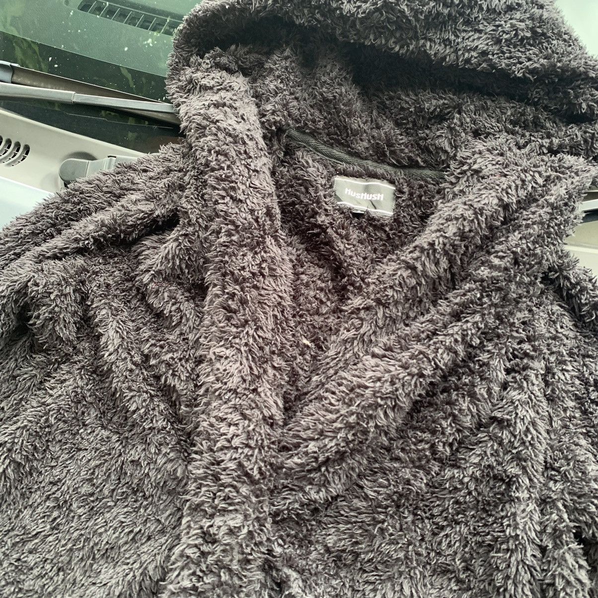 Japanese Brand HusHush fleece one button jacket hoodie Size M / US 6-8 / IT 42-44 - 17 Thumbnail