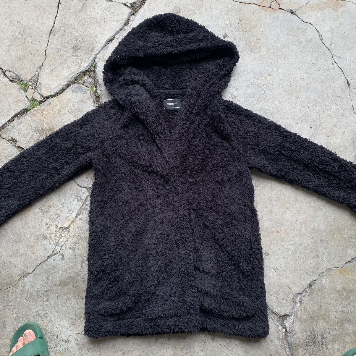 Japanese Brand HusHush fleece one button jacket hoodie Size M / US 6-8 / IT 42-44 - 5 Thumbnail