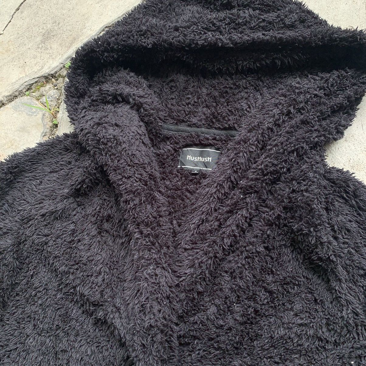 Japanese Brand HusHush fleece one button jacket hoodie Size M / US 6-8 / IT 42-44 - 10 Thumbnail