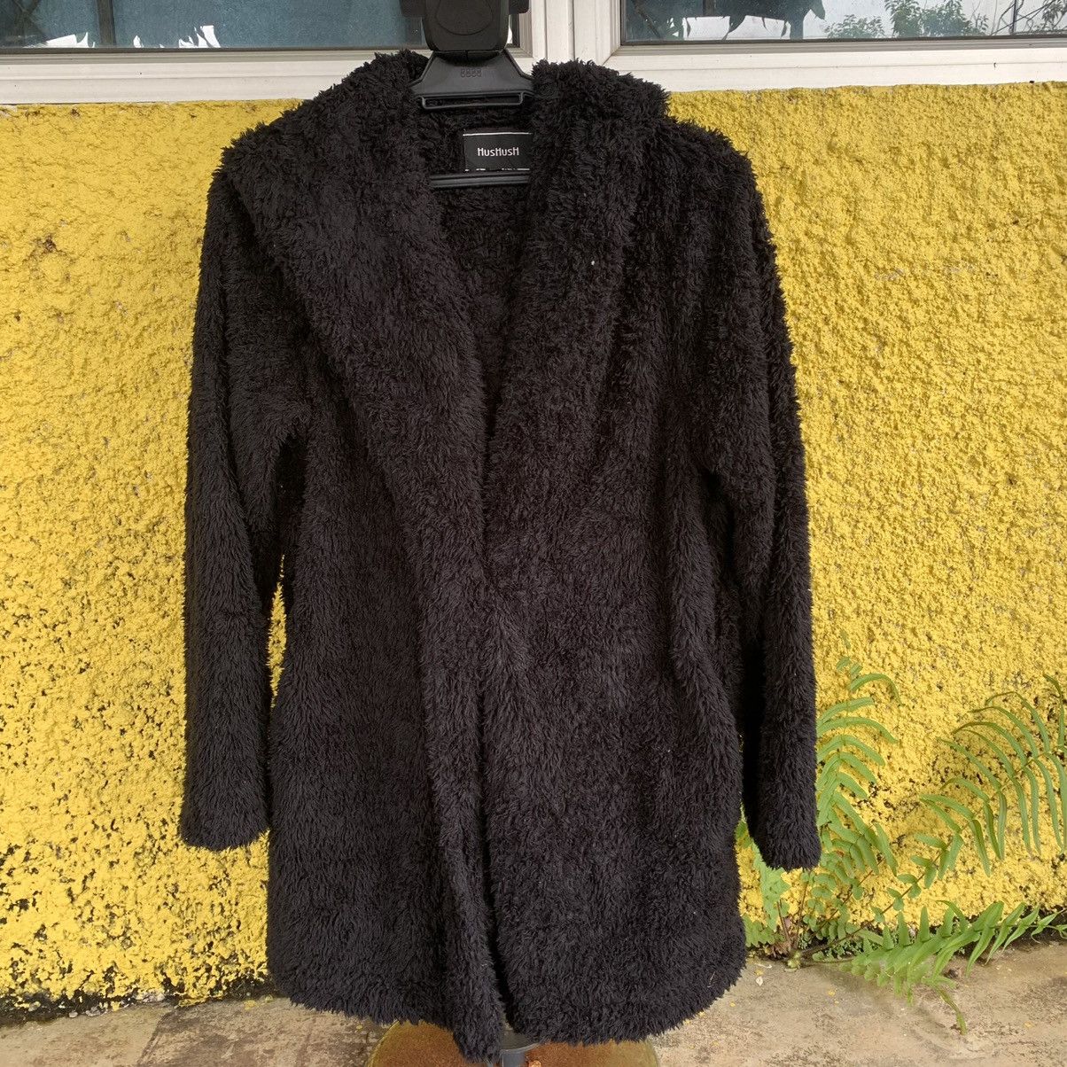 Japanese Brand HusHush fleece one button jacket hoodie Size M / US 6-8 / IT 42-44 - 1 Thumbnail