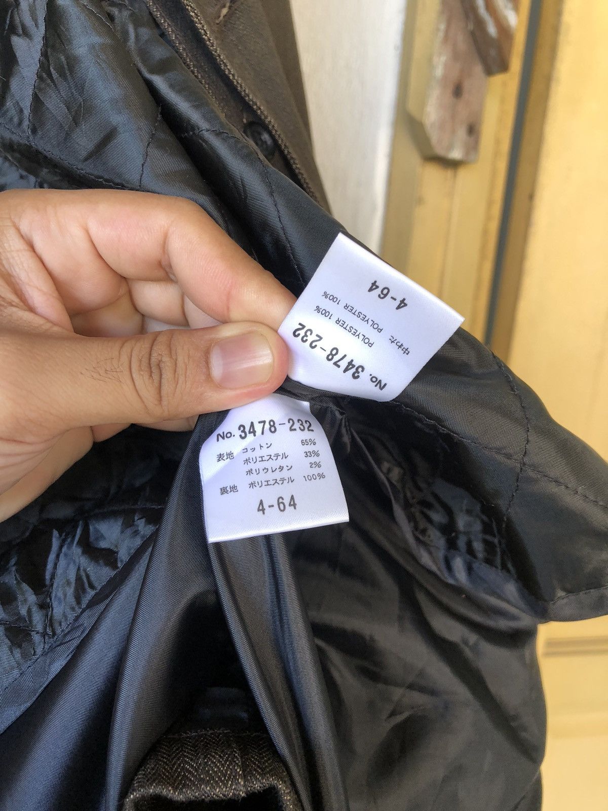 If Six Was Nine Vintage Schlussel Double Breasted Denim Coat Jacket Size US M / EU 48-50 / 2 - 18 Thumbnail
