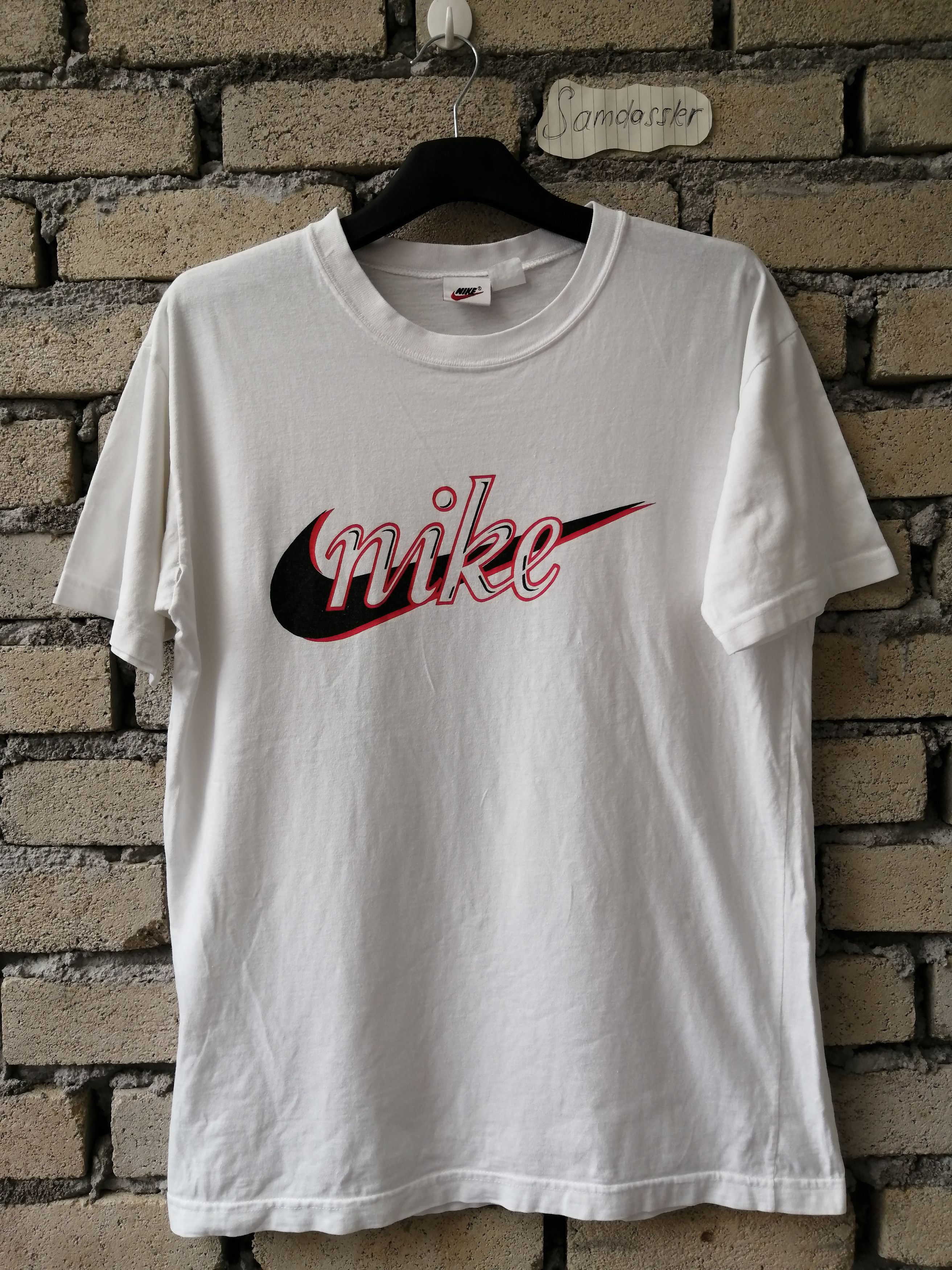 Nike × Vintage Vintage 90s Nike Swoosh Big Logo Sportwear Size US M / EU 48-50 / 2 - 1 Thumbnail