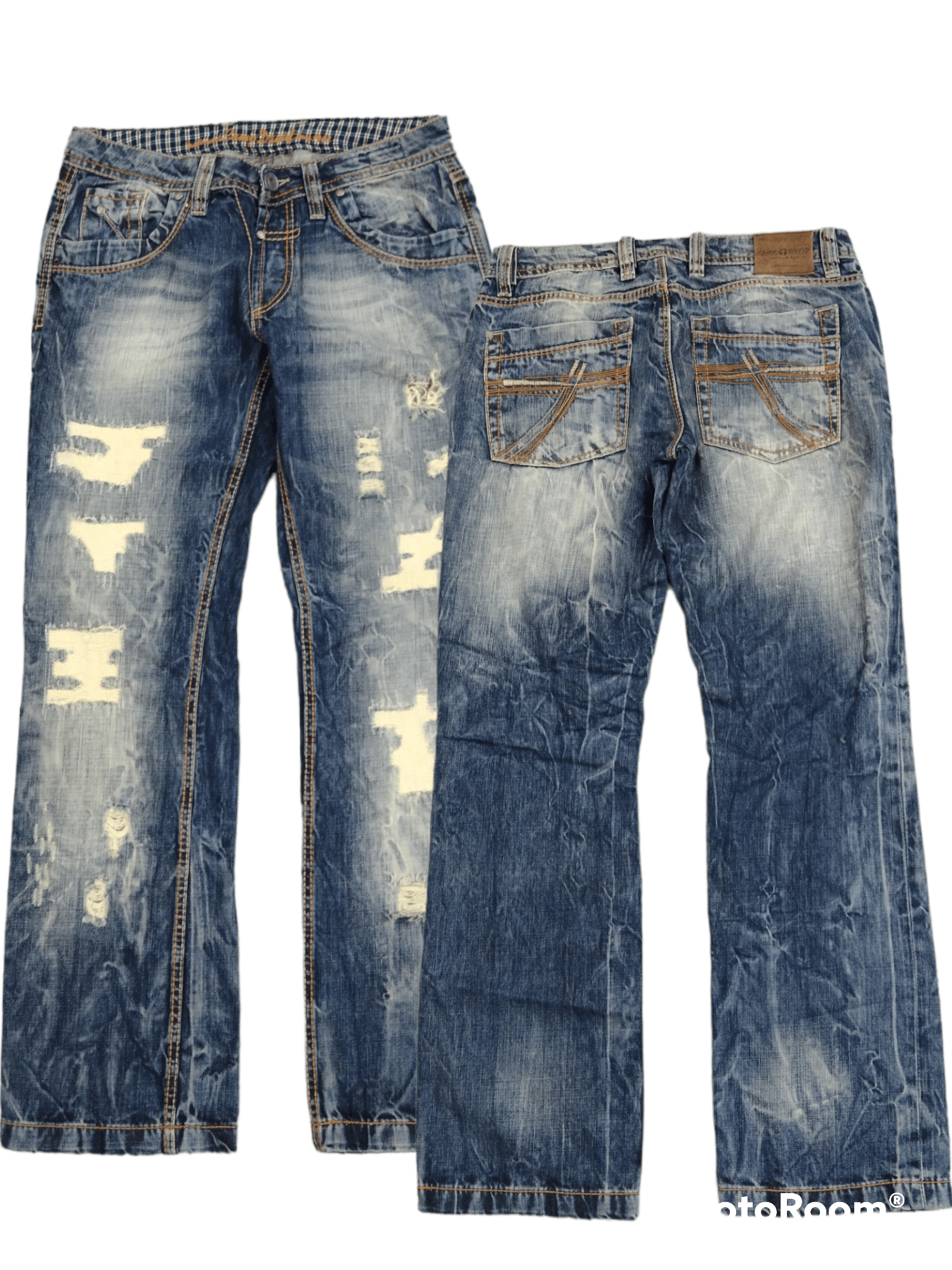 Japanese Brand SICK🔥CAMP DAVID DENIM PANTS Size US 32 / EU 48 - 1 Thumbnail