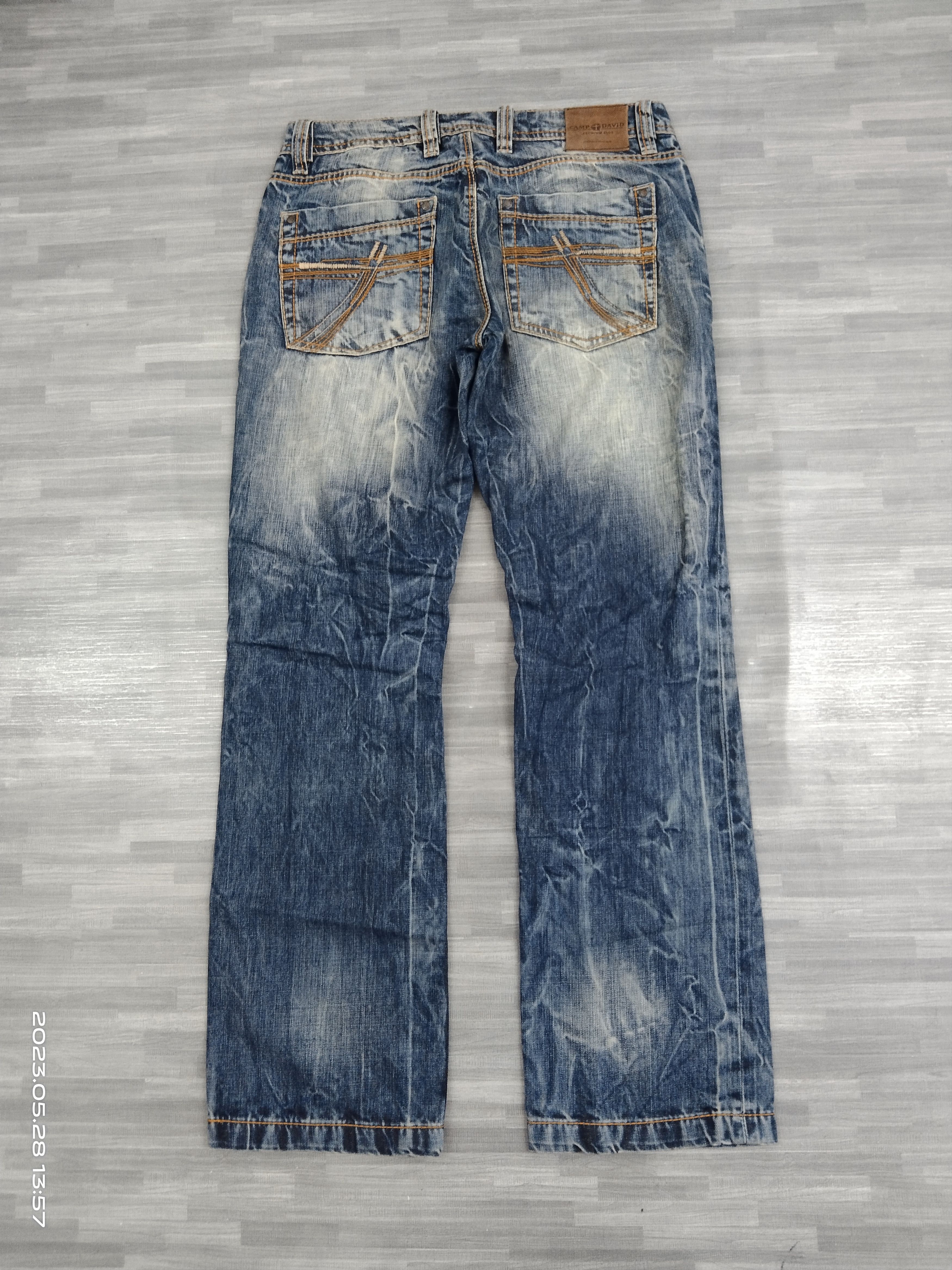 Japanese Brand SICK🔥CAMP DAVID DENIM PANTS Size US 32 / EU 48 - 3 Thumbnail