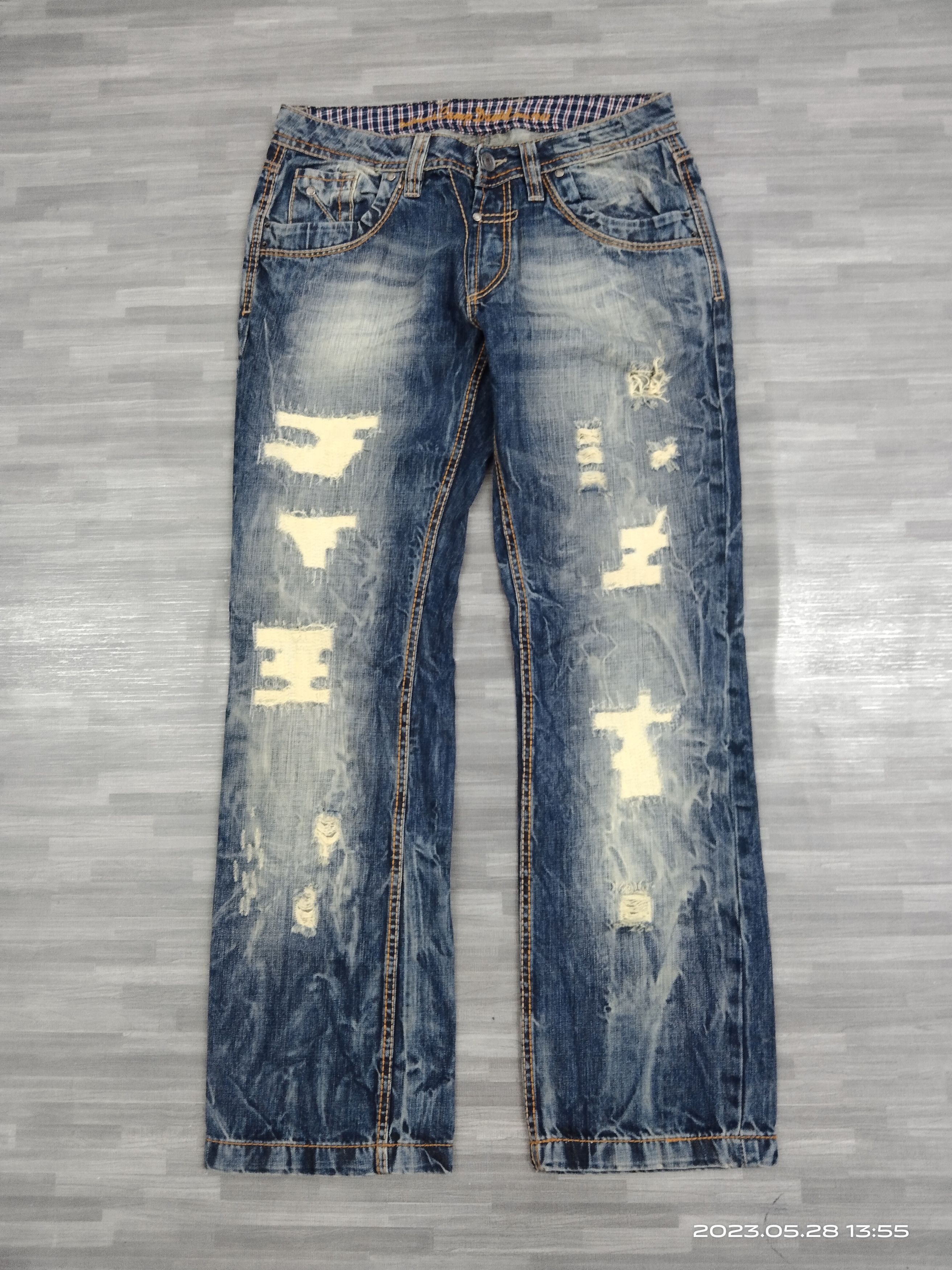 Japanese Brand SICK🔥CAMP DAVID DENIM PANTS Size US 32 / EU 48 - 2 Thumbnail