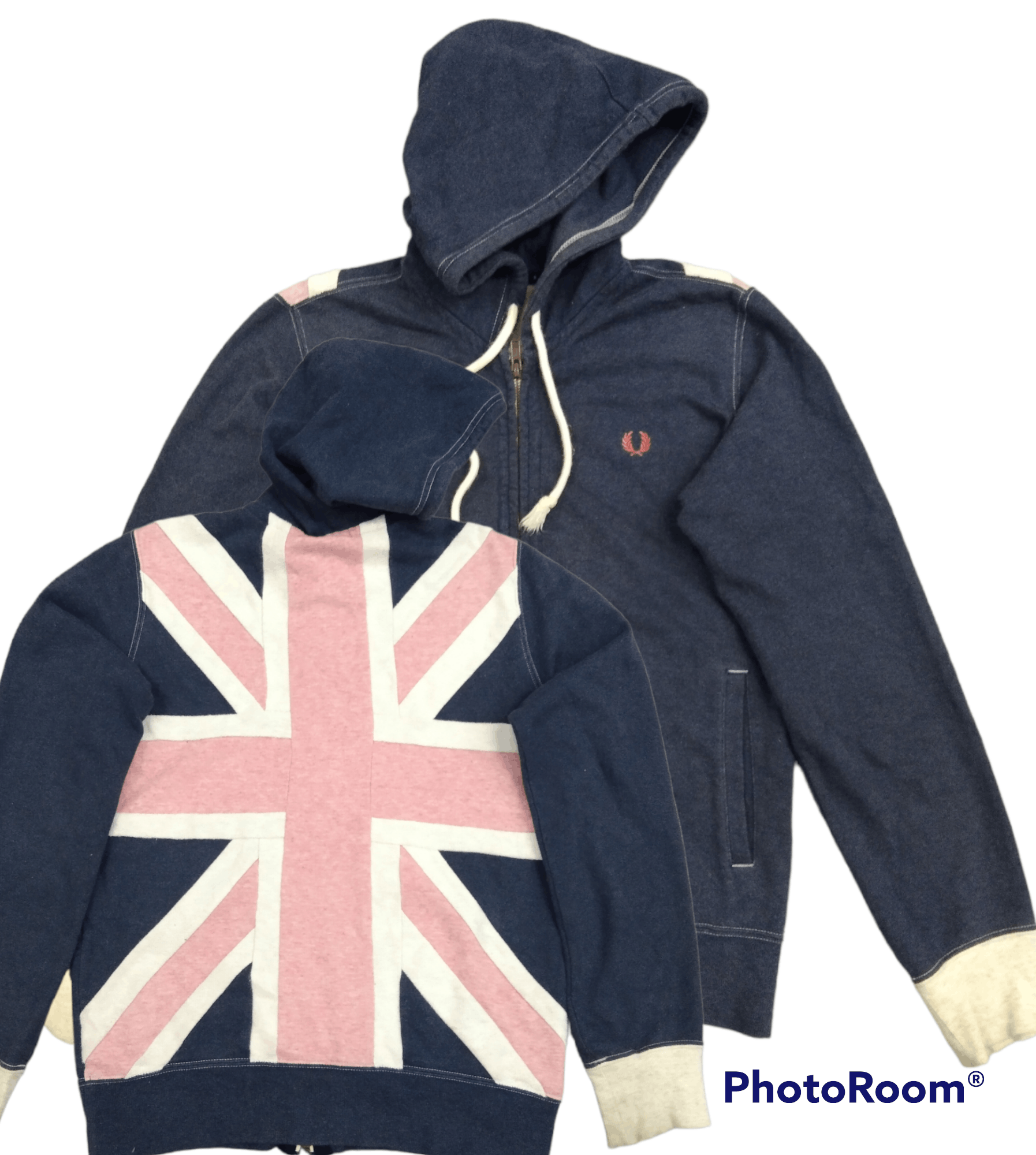Fred Perry FRED PERRY FLAT BRITAIN HOODIE Size US S / EU 44-46 / 1 - 1 Thumbnail