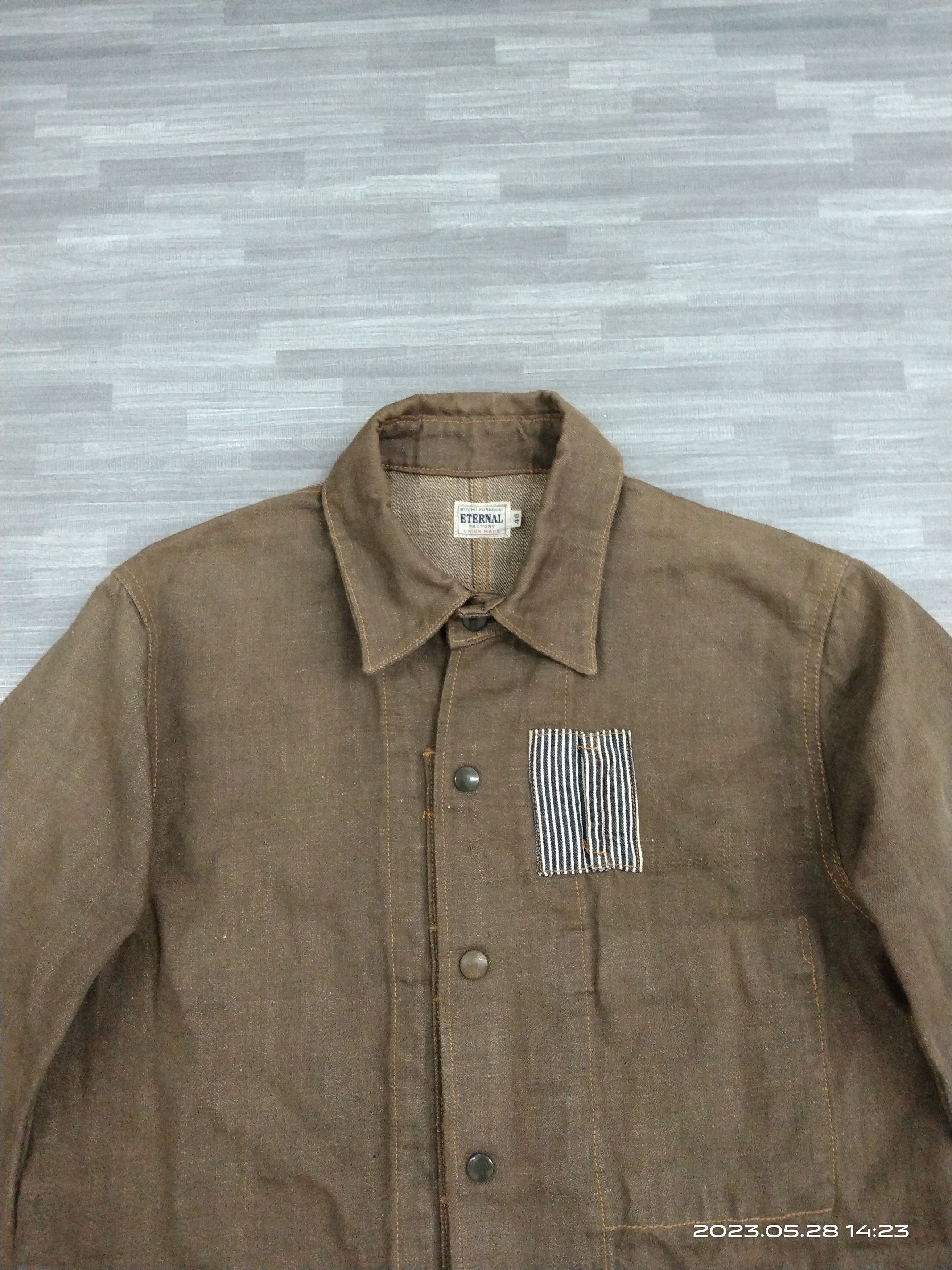 Eternal Chore Jacket Faded KAPITAL Style by ETERNAL Size US M / EU 48-50 / 2 - 6 Thumbnail