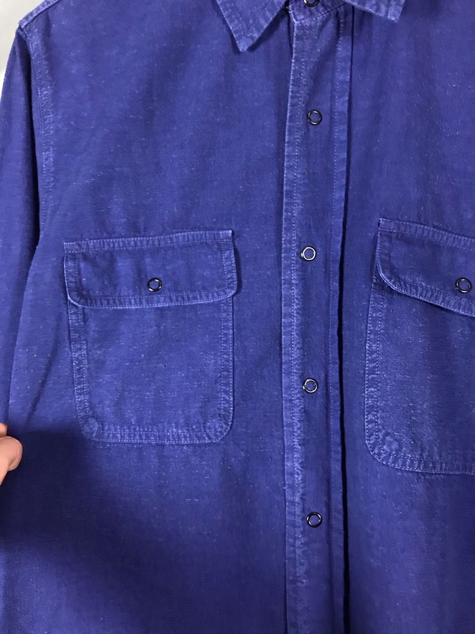 Lee Lee Krisvanassche blue streetwear shirt Size US S / EU 44-46 / 1 - 3 Thumbnail