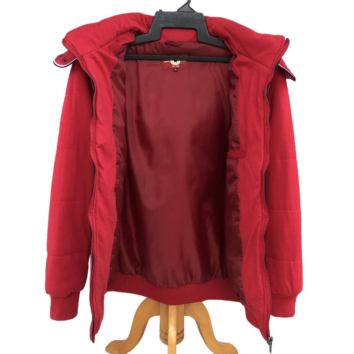 Converse Converse Embroidery Spellout Puffer Jacket With Hoodie Size US L / EU 52-54 / 3 - 7 Thumbnail
