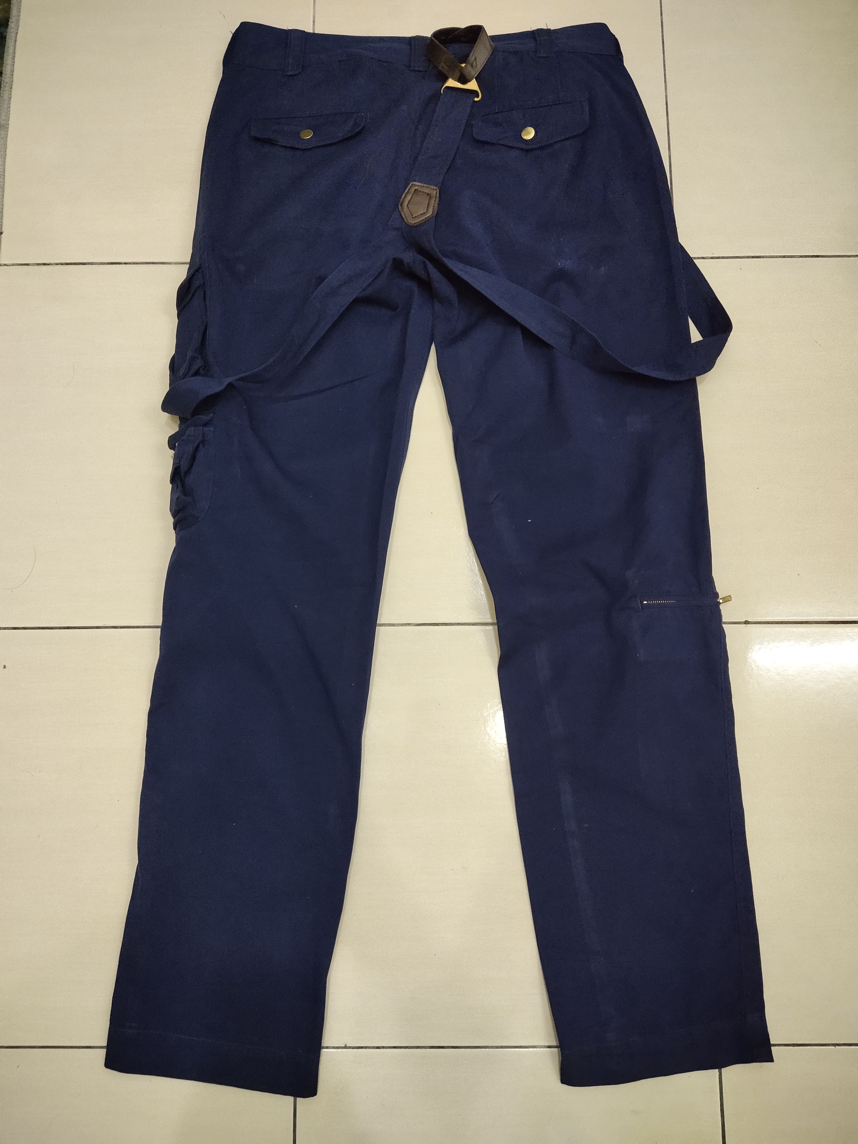 Japanese Brand Neutral Infinity Multi Pocket Bondage Cargo Pants Size US 34 / EU 50 - 3 Thumbnail