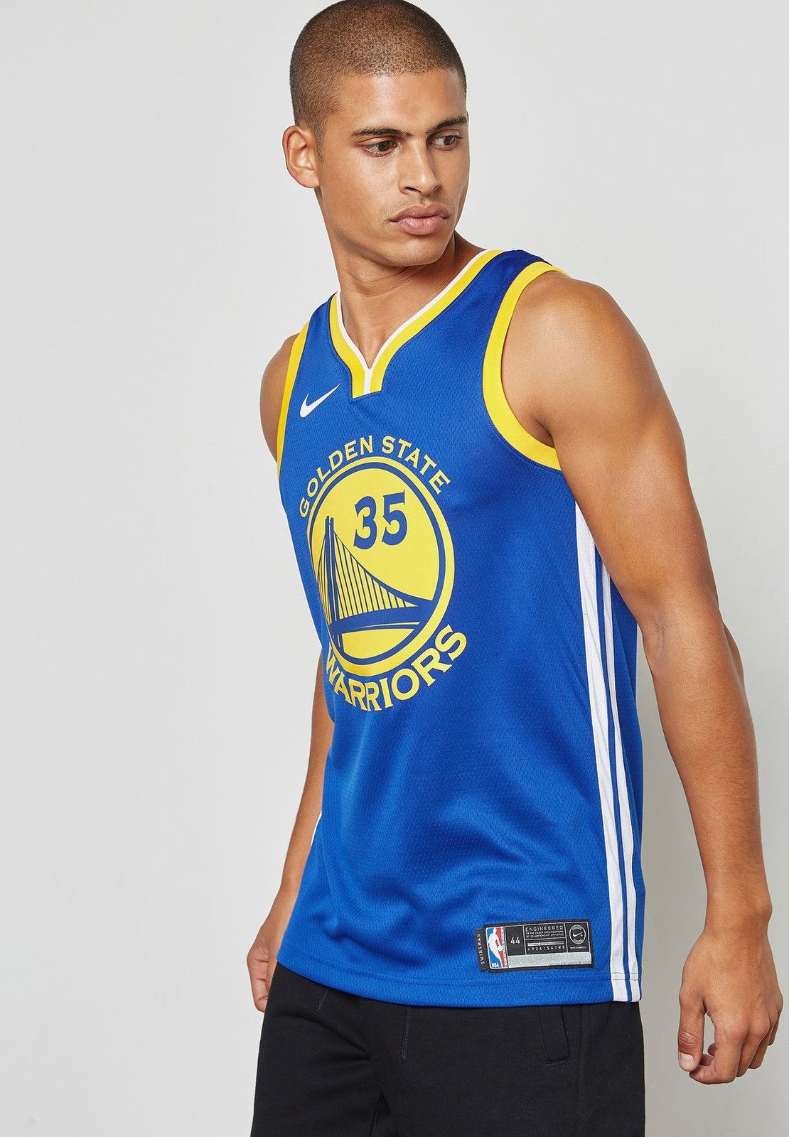 Nike 🔥Nike Kevin Durant #35 Golden State Warriors Jersey/Tank Top Size US M / EU 48-50 / 2 - 15 Thumbnail
