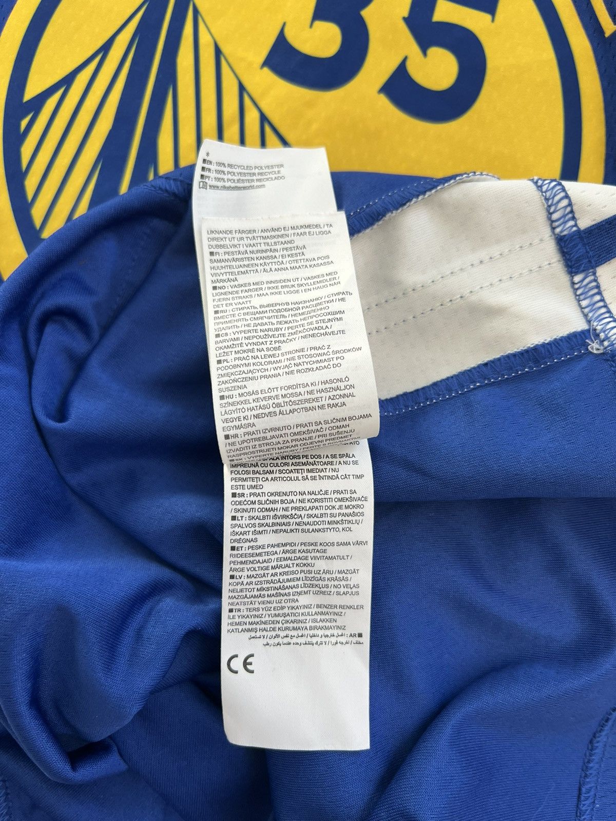 Nike 🔥Nike Kevin Durant #35 Golden State Warriors Jersey/Tank Top Size US M / EU 48-50 / 2 - 10 Thumbnail