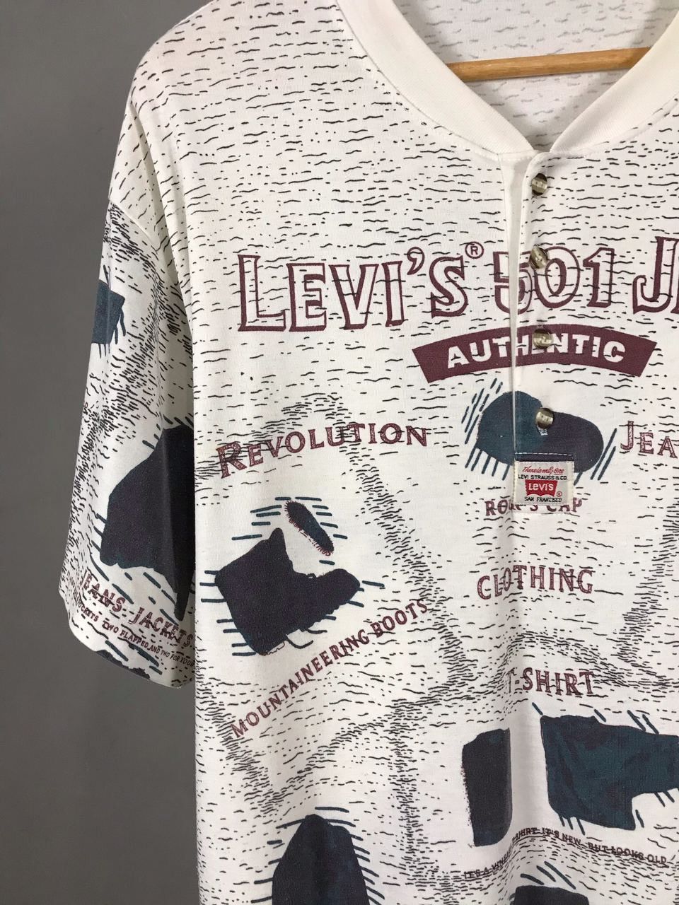 Levi's Levi’s vintage overprinted tee made in USA Size US XL / EU 56 / 4 - 3 Thumbnail