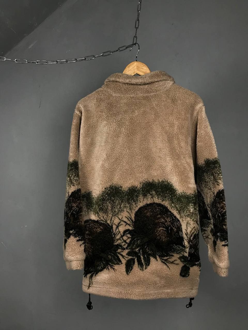 Other Overprinted Fleece American vintage zip sweatshirt Size US S / EU 44-46 / 1 - 5 Thumbnail