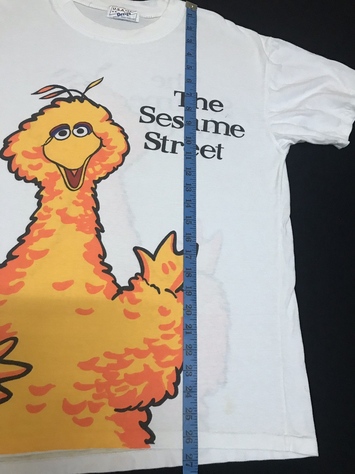 Anime × Cartoon Network The Sesame Street Rare/Big printed USA DESIGN Tee Size US L / EU 52-54 / 3 - 8 Thumbnail