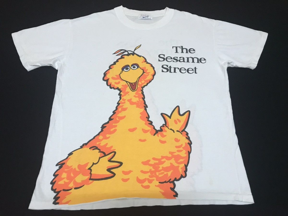 Anime × Cartoon Network The Sesame Street Rare/Big printed USA DESIGN Tee Size US L / EU 52-54 / 3 - 1 Thumbnail