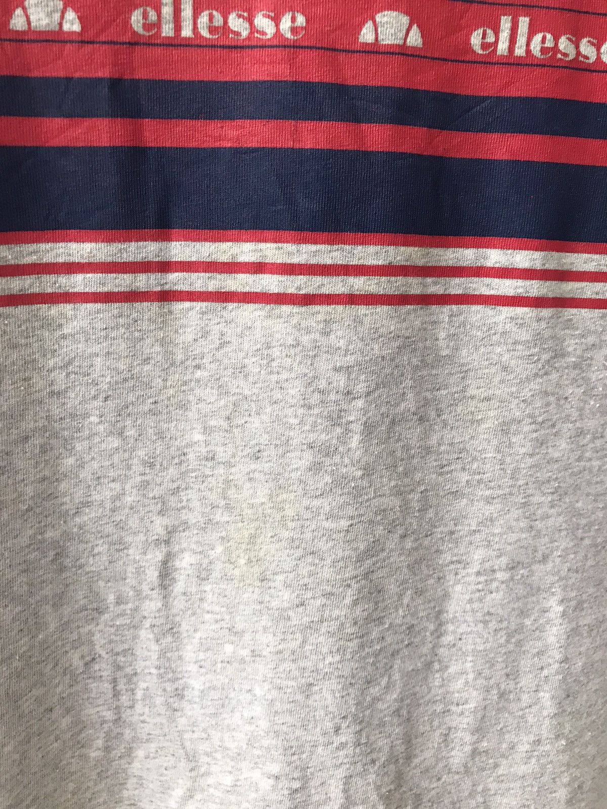Ellesse × Vintage Vintage Ellesse Stripes Pattern Vneck Size US L / EU 52-54 / 3 - 4 Thumbnail
