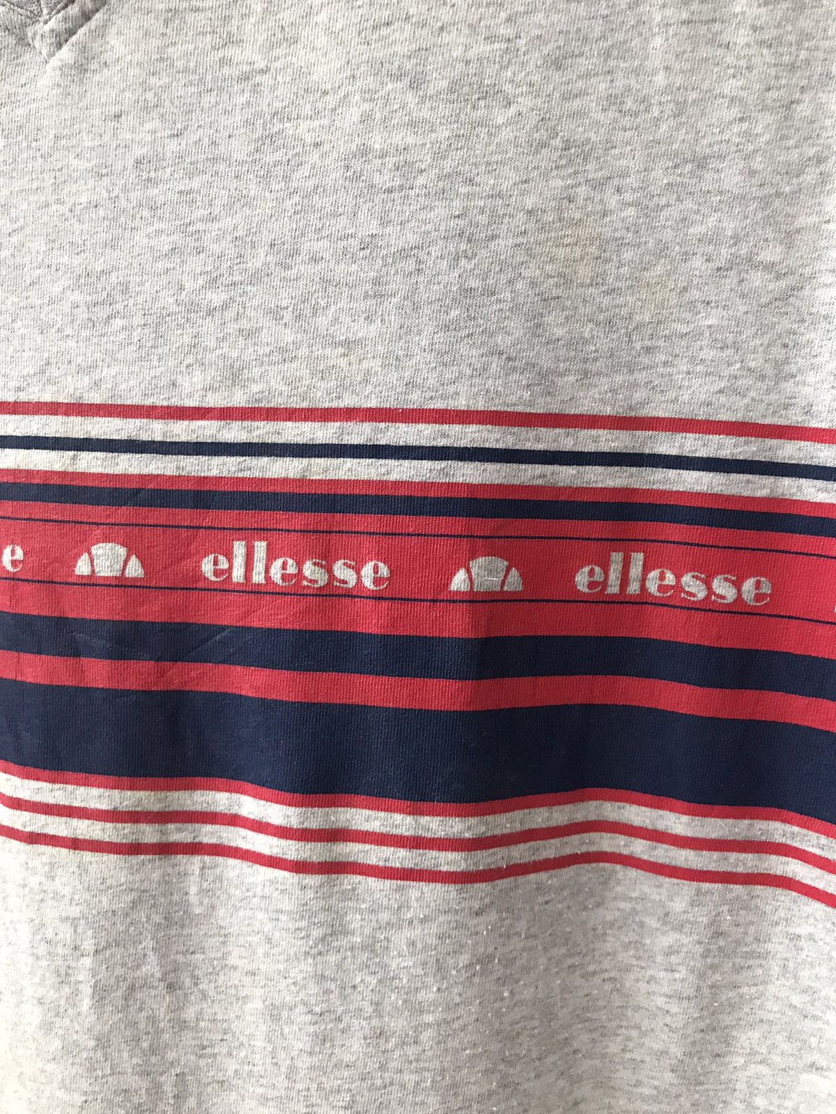 Ellesse × Vintage Vintage Ellesse Stripes Pattern Vneck Size US L / EU 52-54 / 3 - 5 Thumbnail
