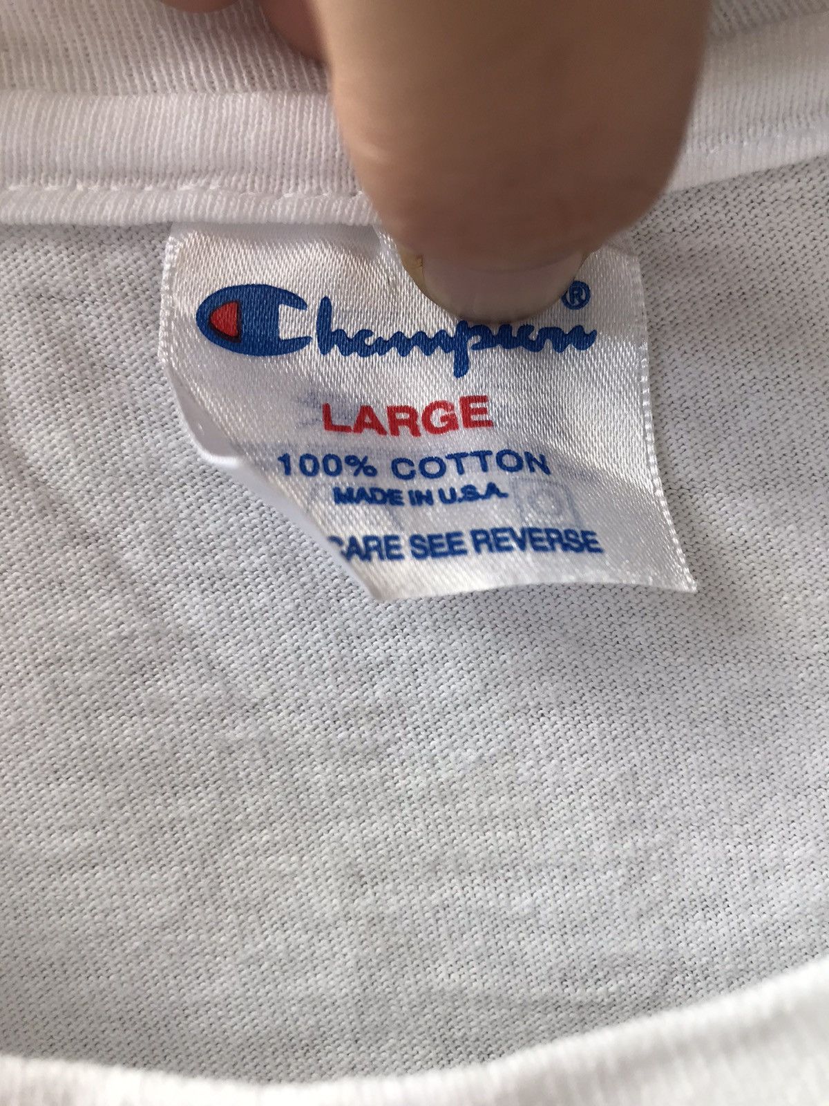 Champion × Vintage Vintage Champion Big Logo Spell Out Streetwear Size US L / EU 52-54 / 3 - 3 Thumbnail