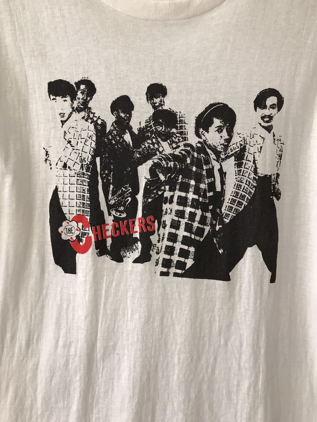 Band Tees × Vintage Vintage Band The Checkers Japanese Band Rock N Roll Tee Size US S / EU 44-46 / 1 - 2 Thumbnail