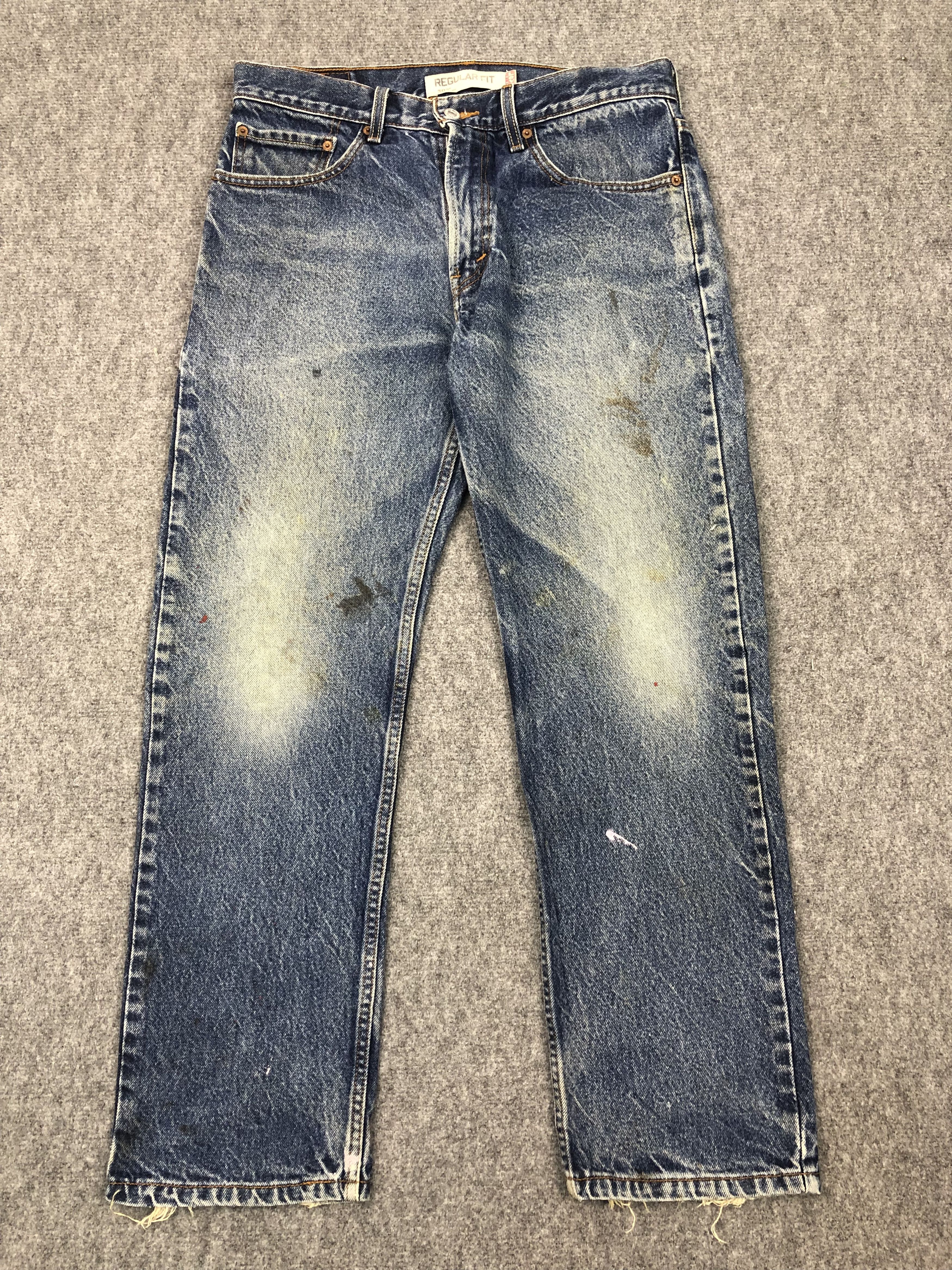 Vintage Levis 505 Faded Blue Jeans 33x29 DP0224