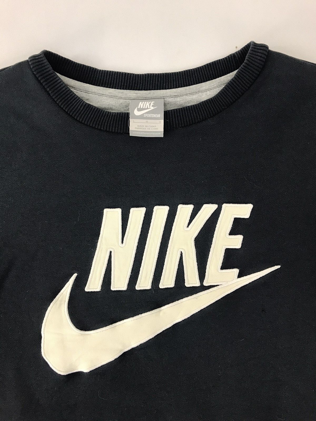 Nike Nike Swoosh Big Logo Spell Out Sweatshirt Size US L / EU 52-54 / 3 - 3 Thumbnail