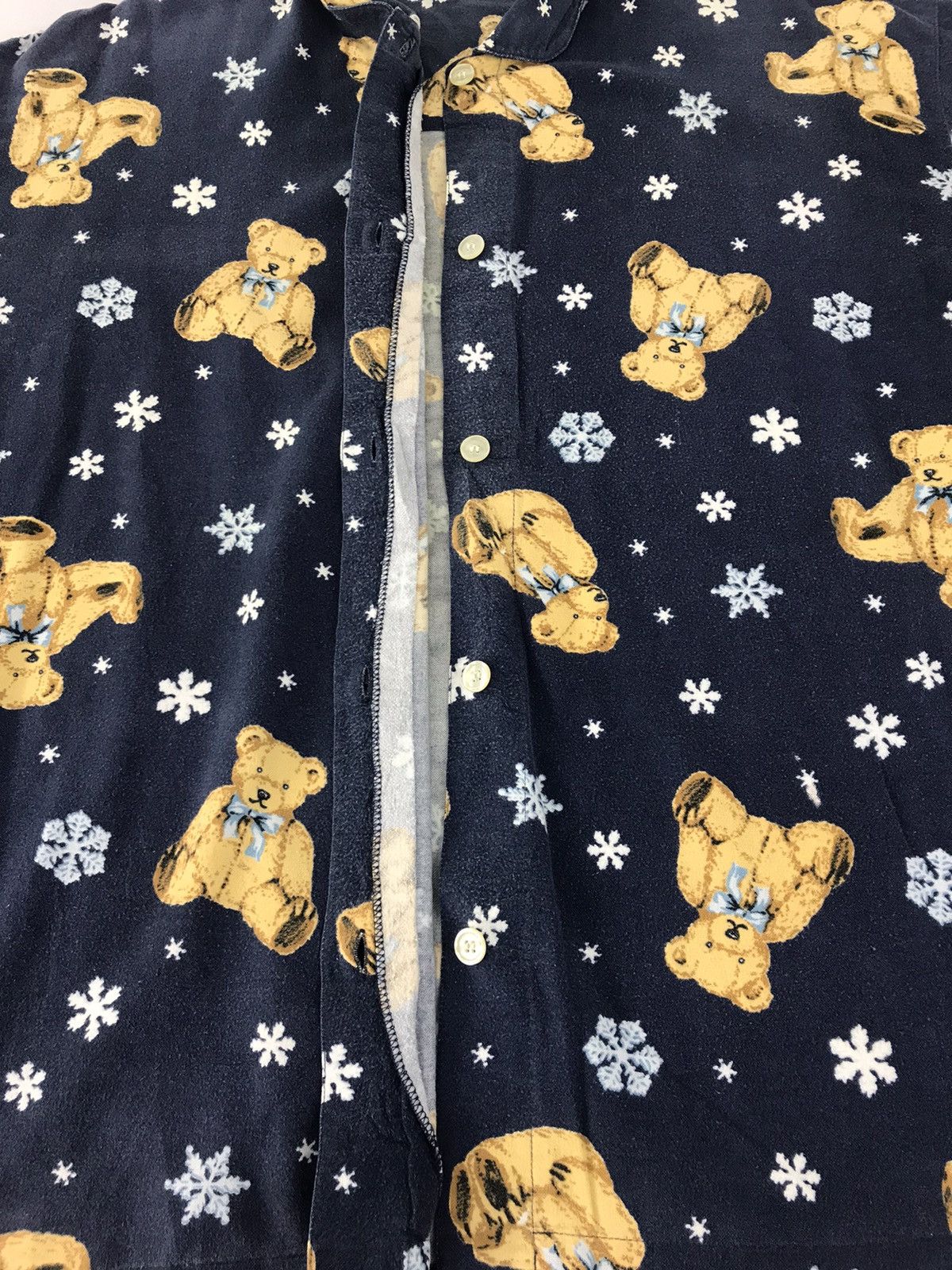 GB × Vintage GB Studio Button Down All Over Bear Logo Style Winter Wear Size US XXL / EU 58 / 5 - 4 Thumbnail
