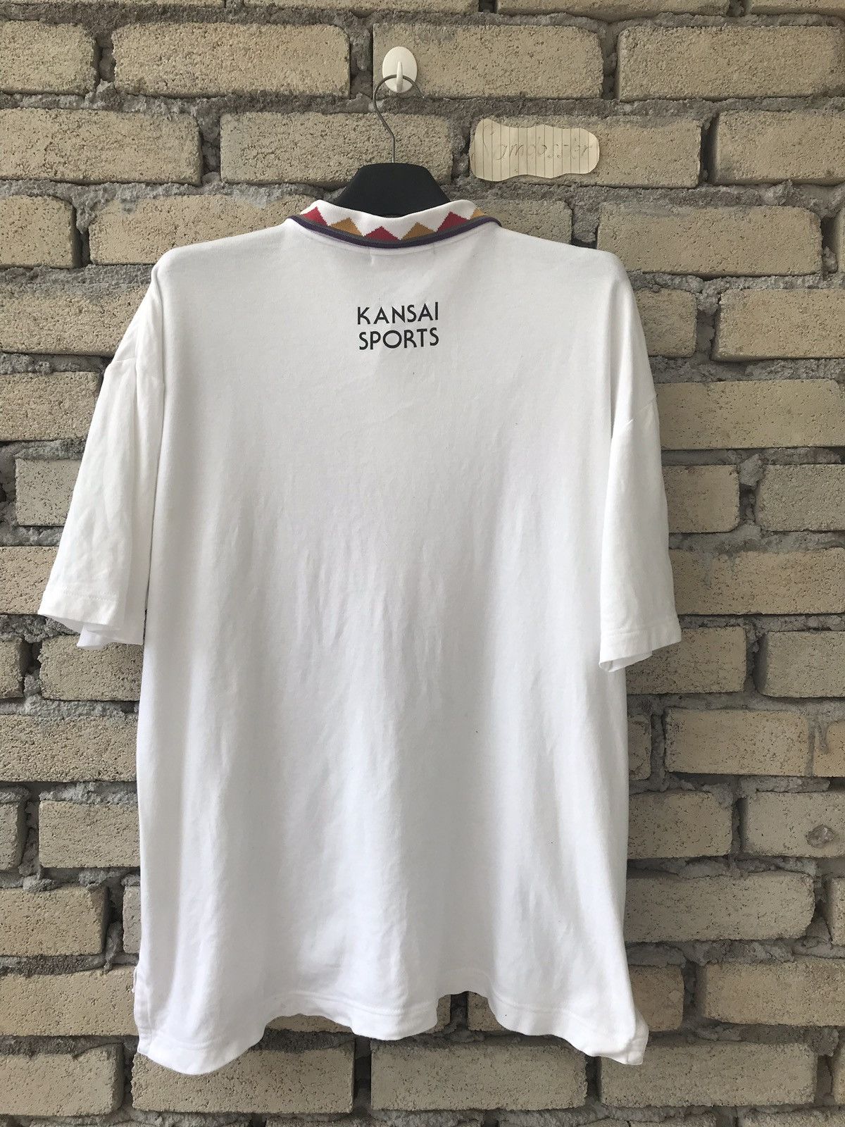 Japanese Brand × Kansai Yamamoto Vintage Kansai Sports Dragon Logo Sun Light Big Screen Art Size US L / EU 52-54 / 3 - 7 Thumbnail