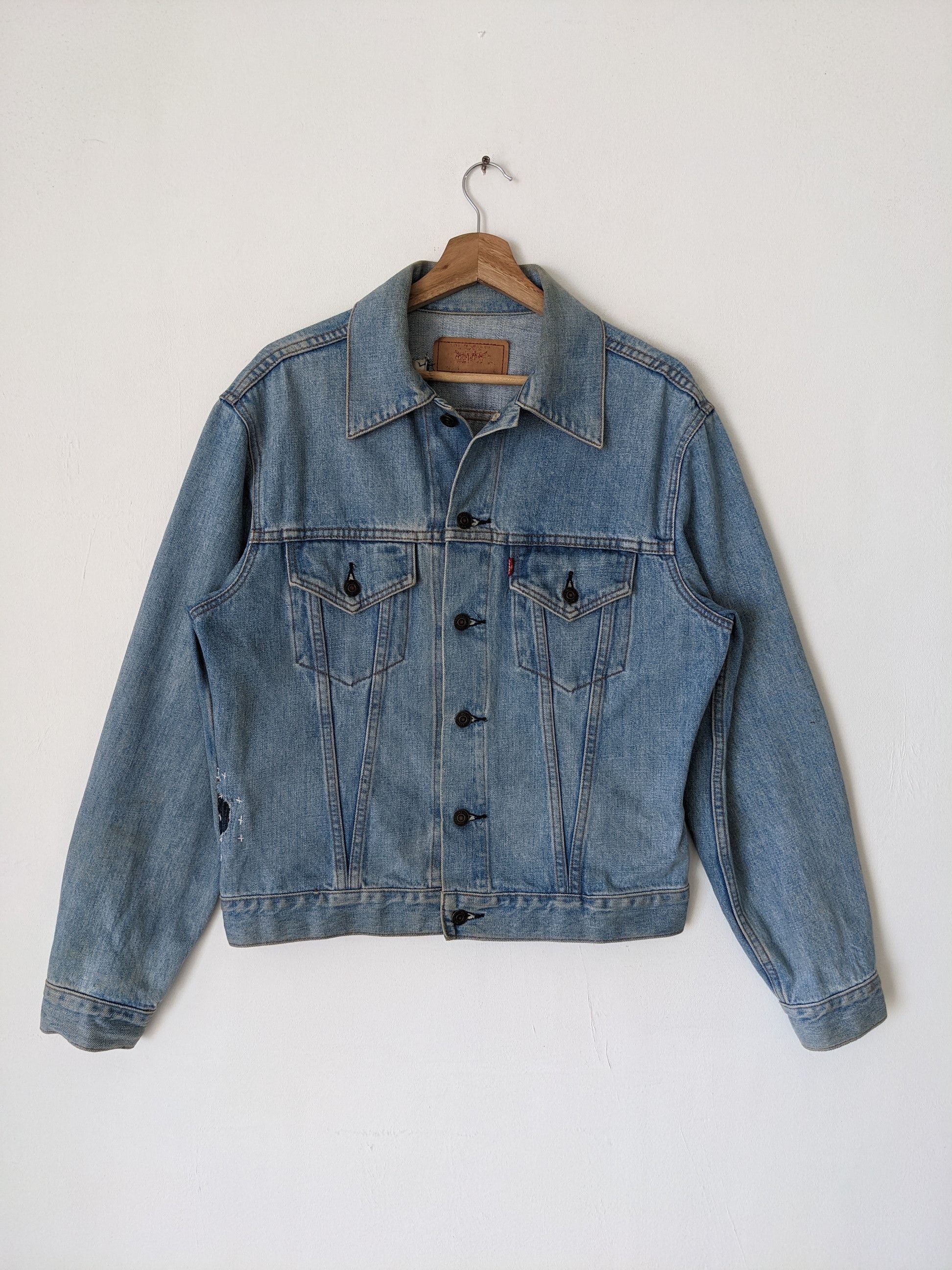 Japanese Brand × Levi's Vintage Clothing Vintage Levis Denim Jacket Boro Sashiko Custom Made Size US M / EU 48-50 / 2 - 2 Thumbnail