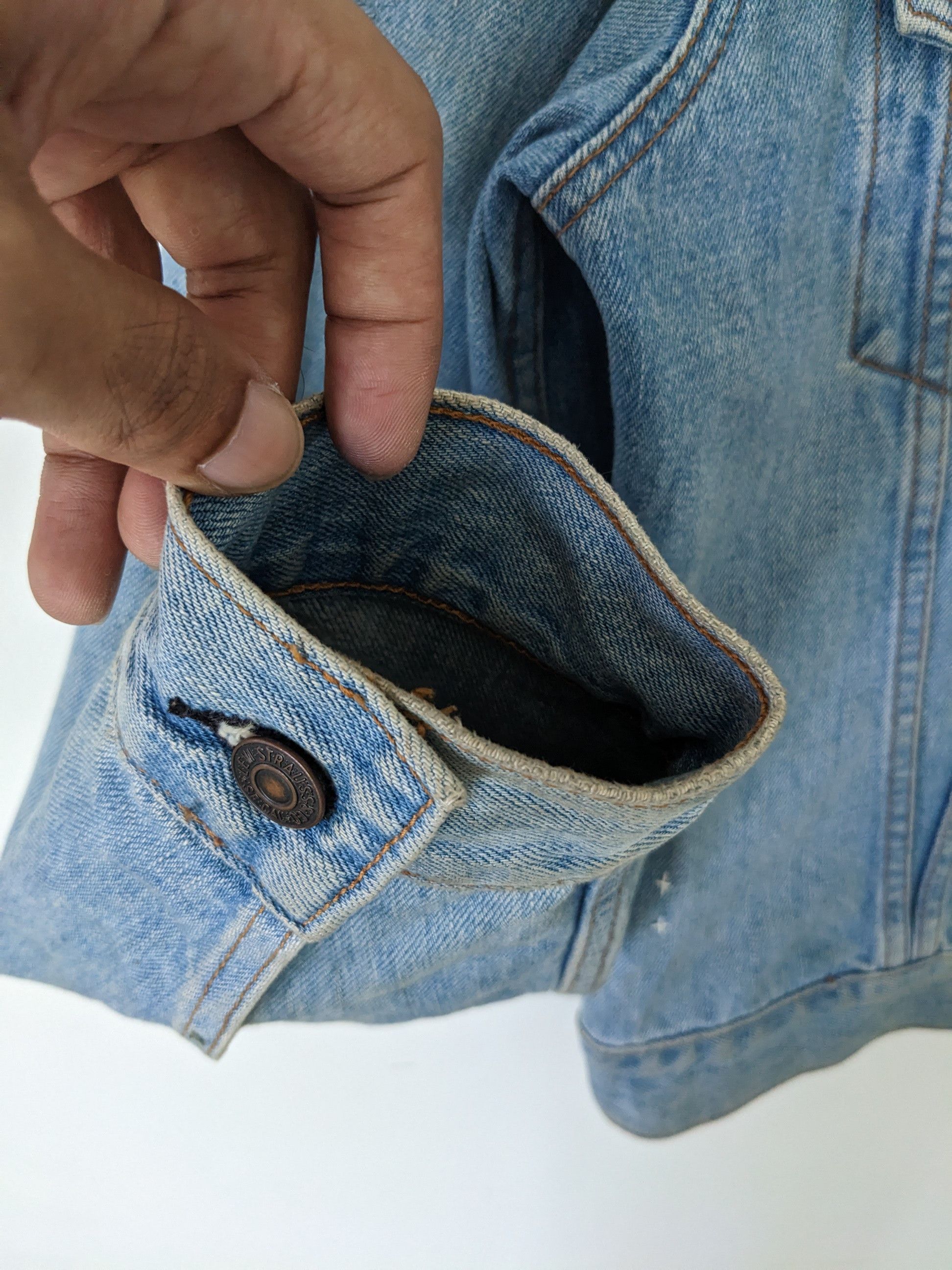 Japanese Brand × Levi's Vintage Clothing Vintage Levis Denim Jacket Boro Sashiko Custom Made Size US M / EU 48-50 / 2 - 9 Thumbnail